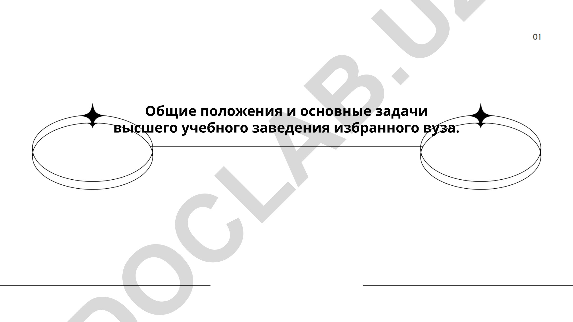 Общие положения и основные задачи высшего учебного заведения