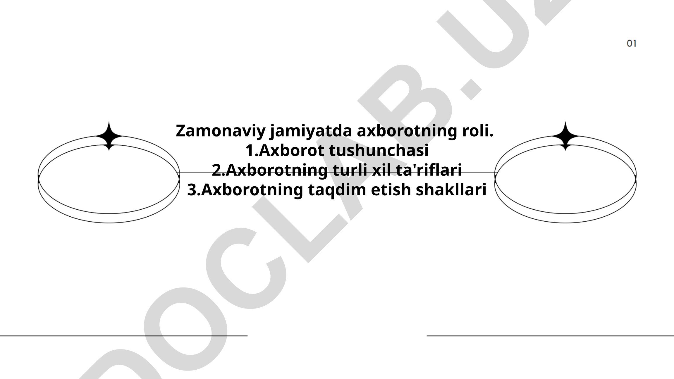 Zamonaviy jamiyatda axborotning roli