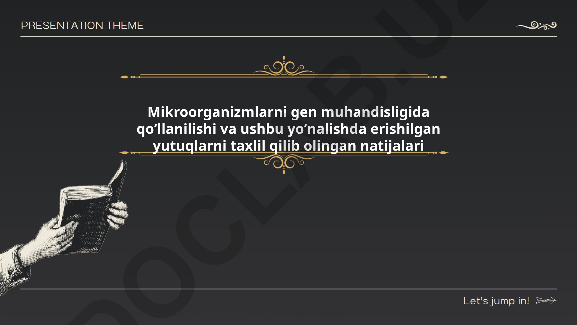 Mikroorganizmlarni gen muhandisligida qoʻllanilishi va yutuqlar
