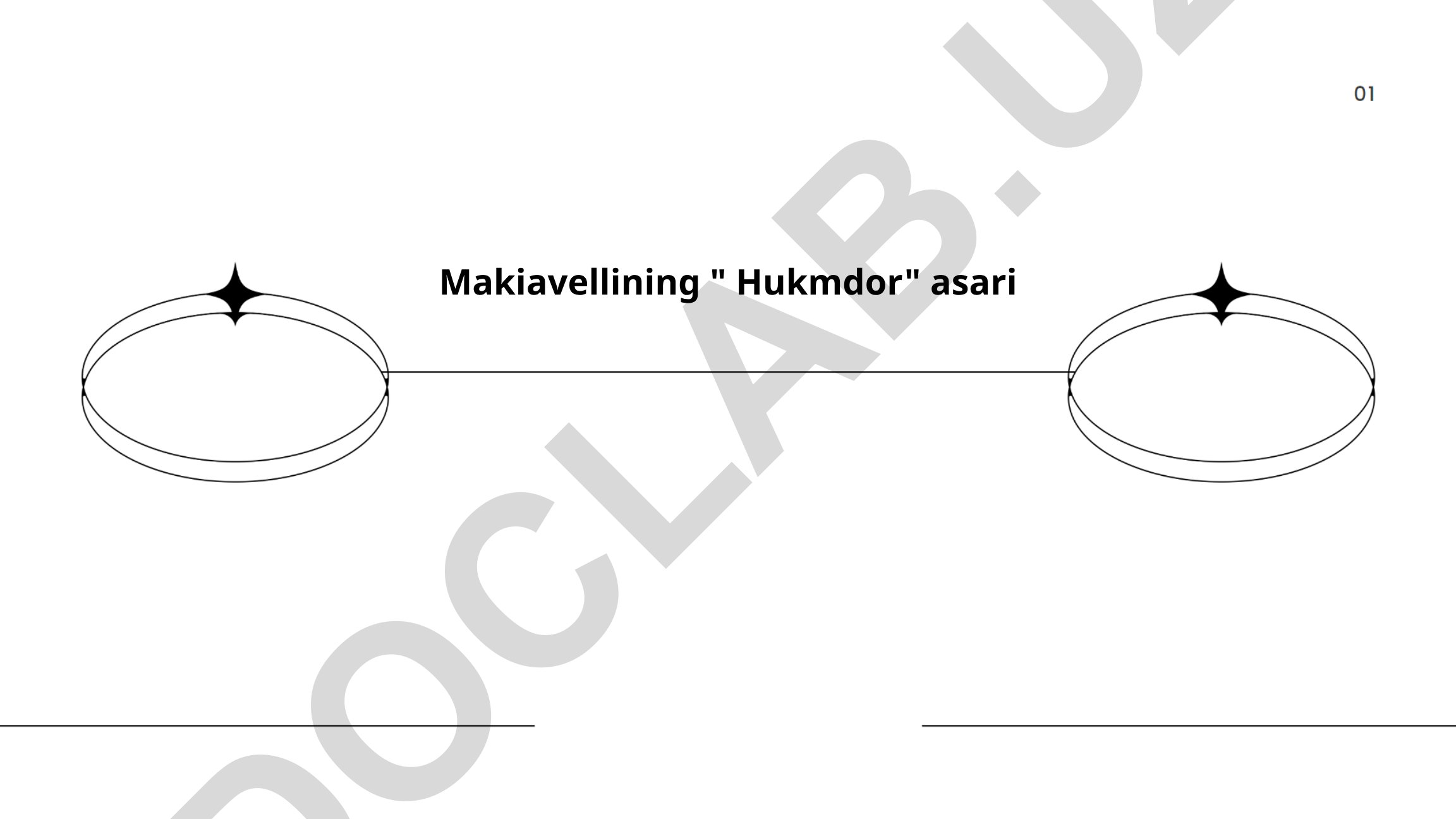 Makiavellining "Hukmdor" asari haqida taqdimot
