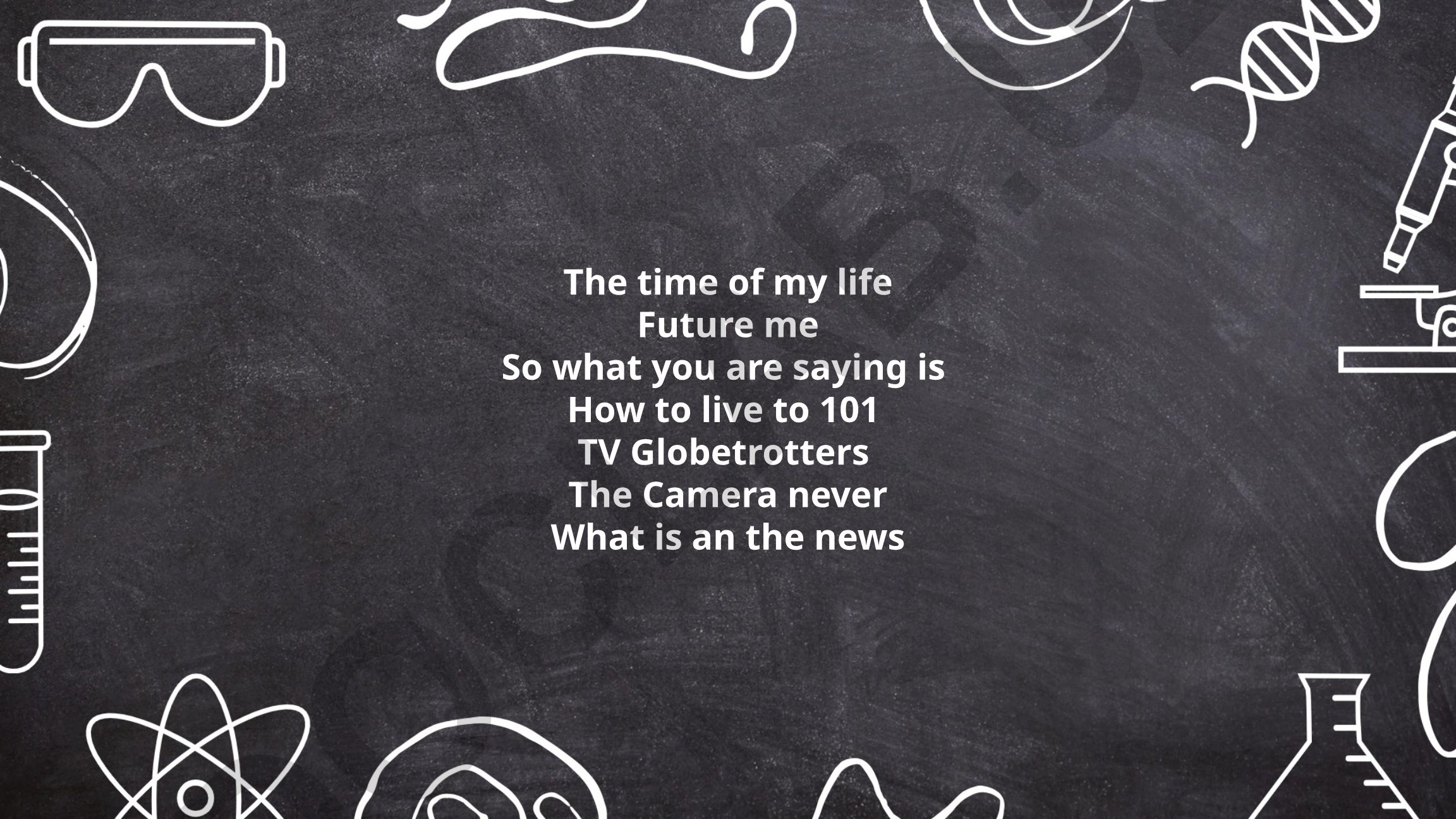 The Time of My Life: Memoir Writing and Future Goal Setting