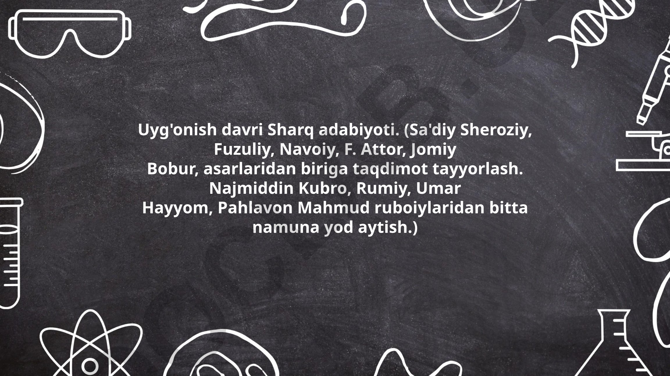 Uyg'onish davri Sharq adabiyoti