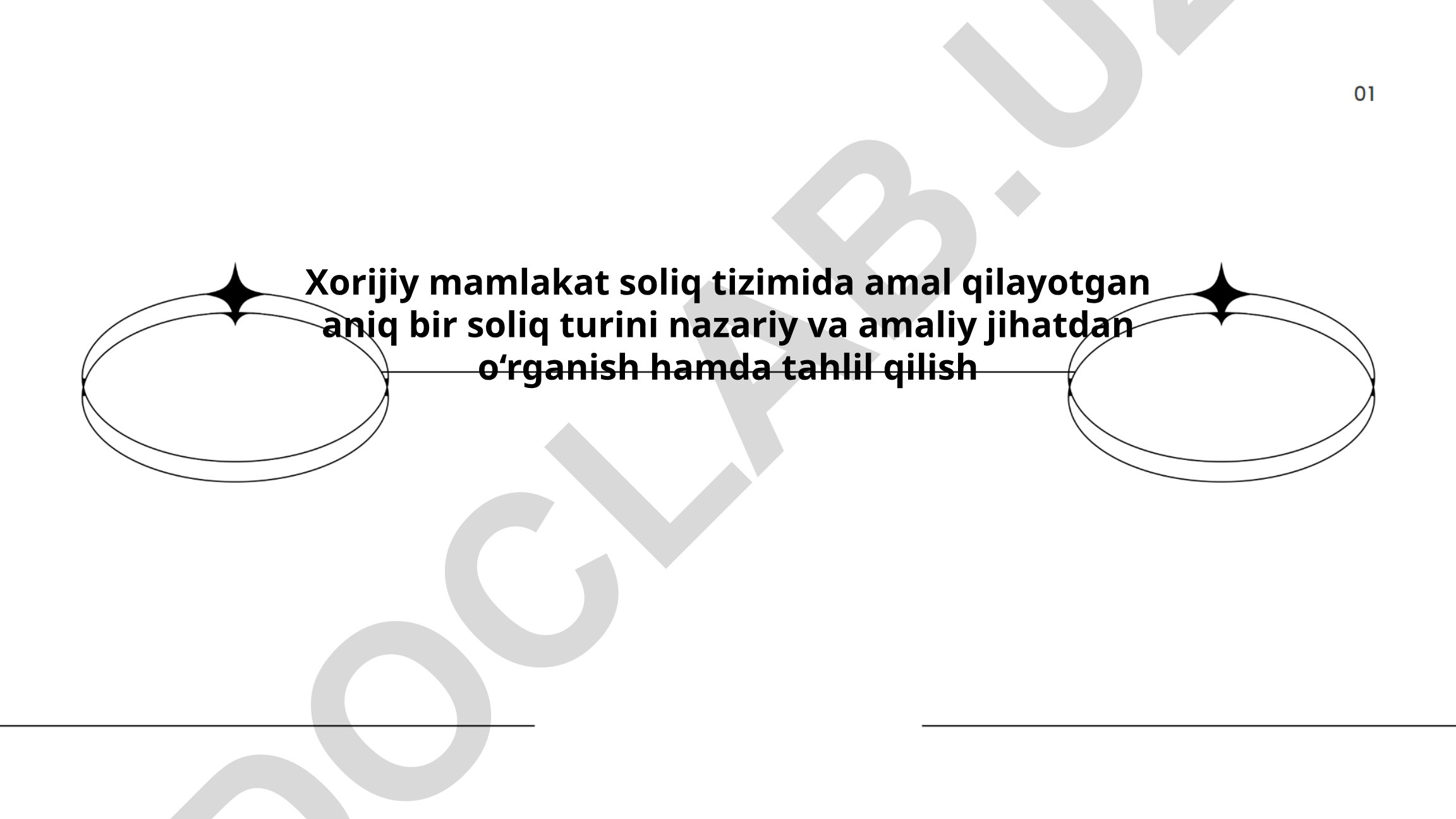 Xorijiy mamlakatlarda soliq tizimlarining nazariy va amaliy tahlili