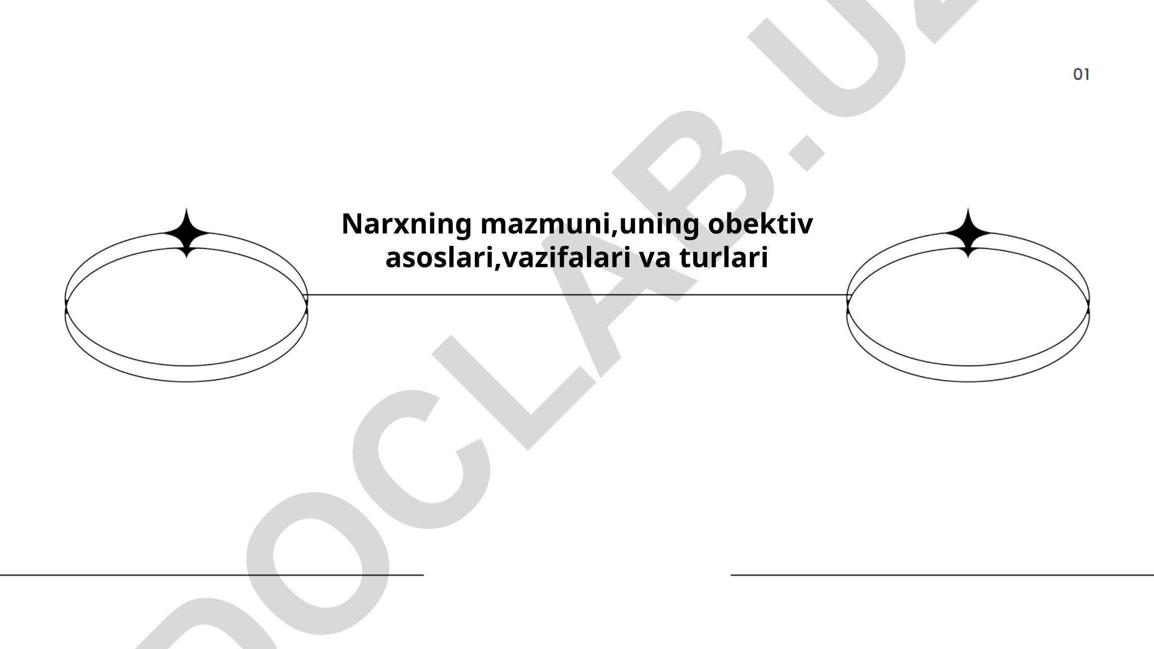 Narxning mazmuni, ob'ektiv asoslari, vazifalari va turlari