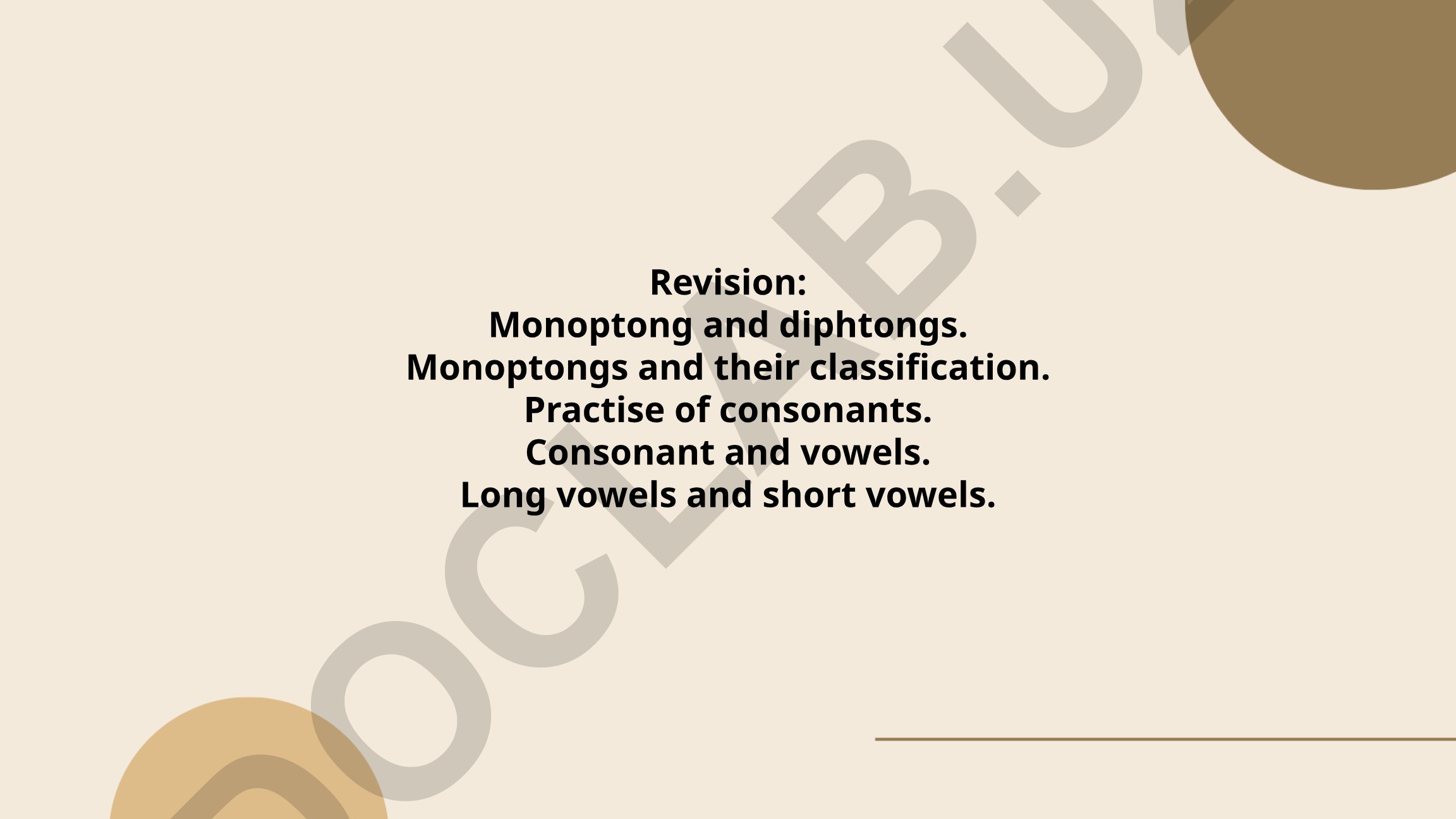 Monophthongs and Diphthongs in English Phonetics