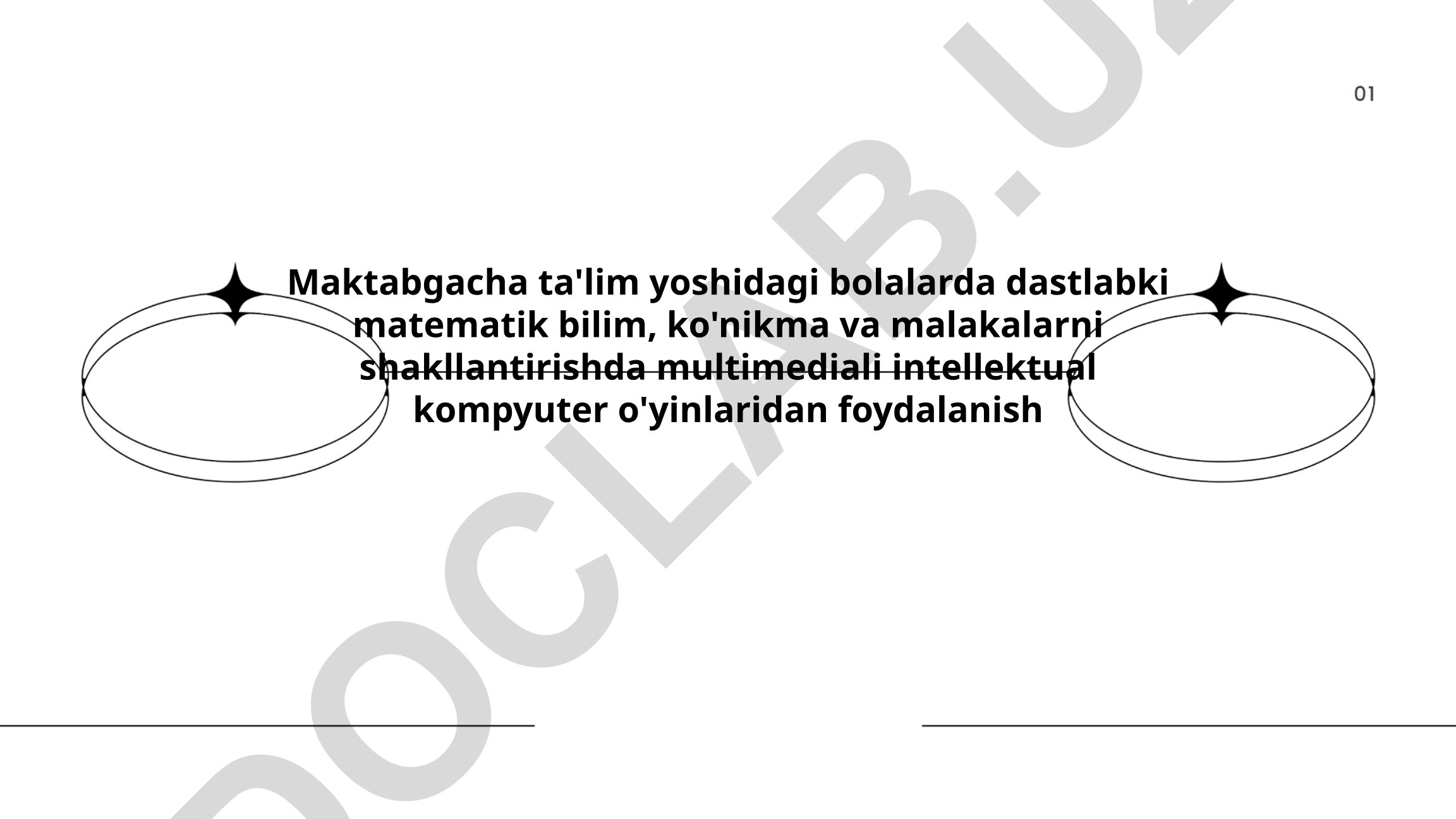 Maktabgacha ta'lim yoshidagi bolalarda dastlabki matematik bilimlarni shakllantirishda multimediali kompyuter o'yinlaridan foydalanish