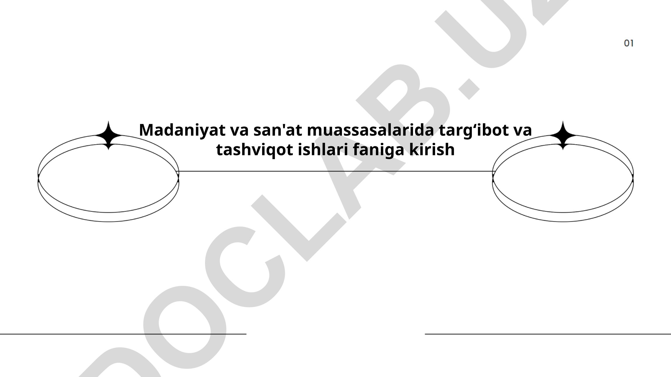 Madaniyat va san'at muassasalarida targʻibot va tashviqot ishlari