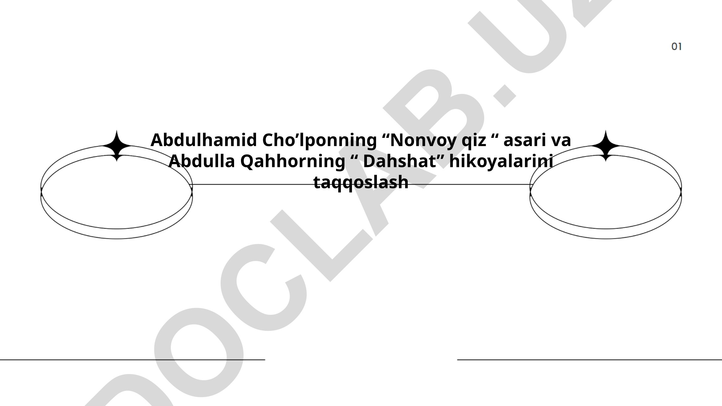 Abdulhamid Cho'lpon va Abdulla Qahhor asarlaridagi ijtimoiy muammolar