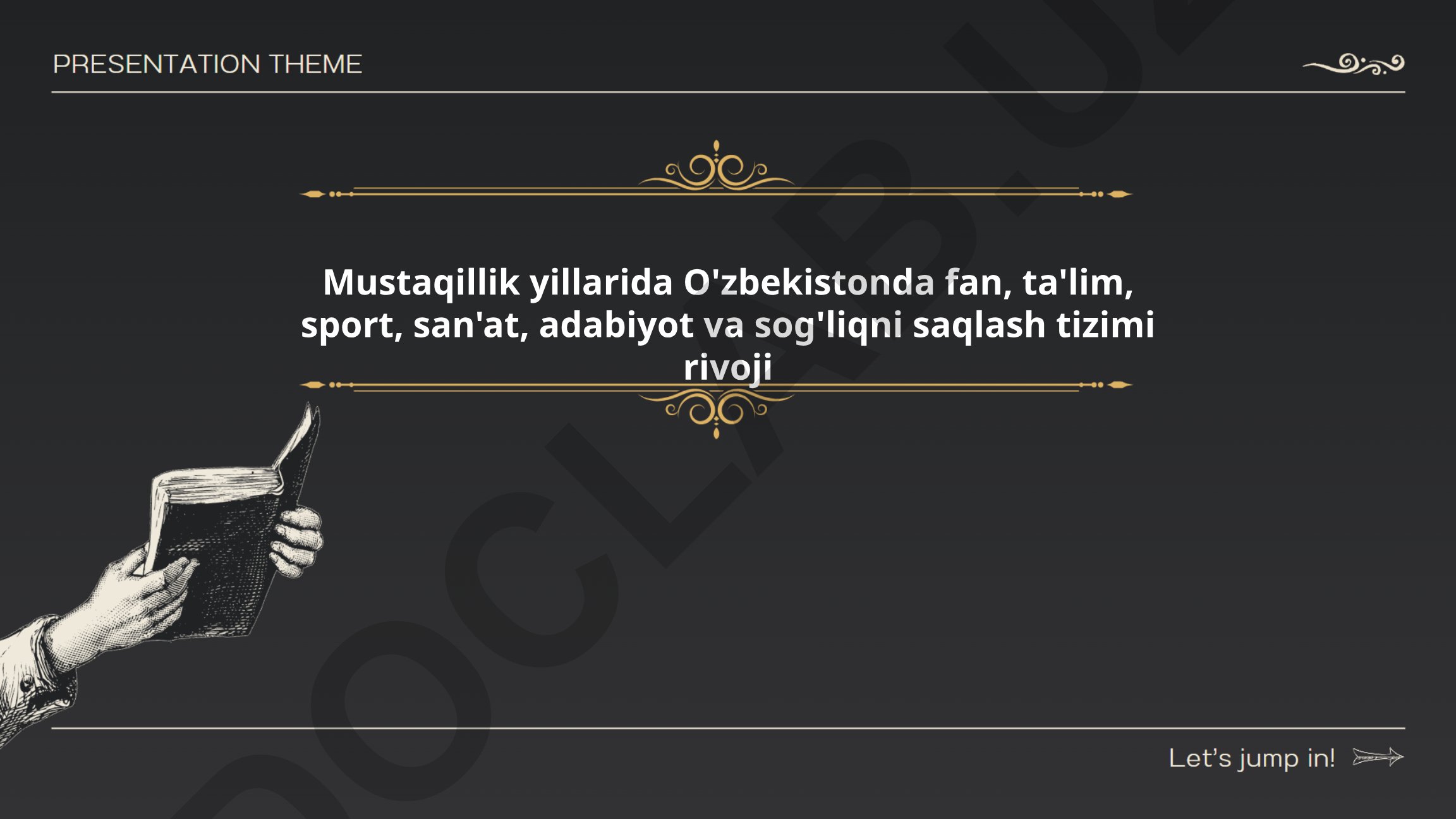 Mustaqillik yillarida O'zbekistonda fan, ta'lim, sport, san'at, adabiyot va sog'liqni saqlash tizimi rivoji