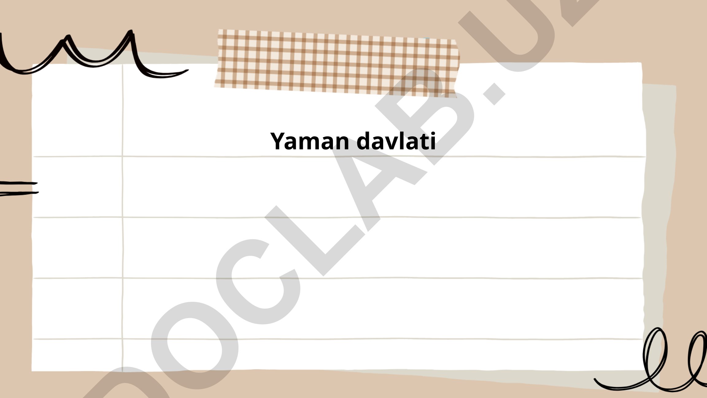 Yaman davlati tarixi, geografiyasi va poytaxti