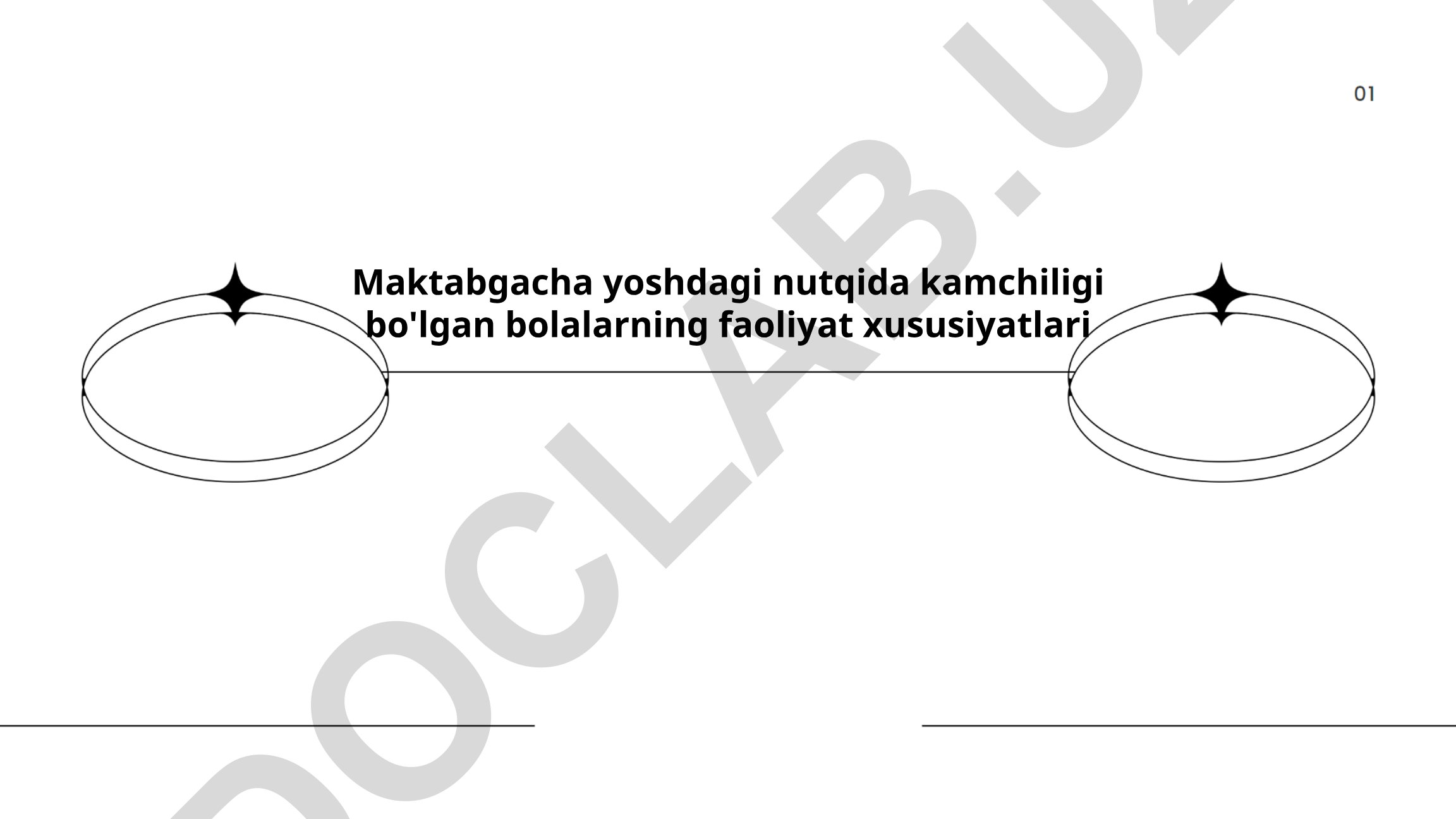 Maktabgacha yoshdagi nutqida kamchiligi bo'lgan bolalarning faoliyat xususiyatlari