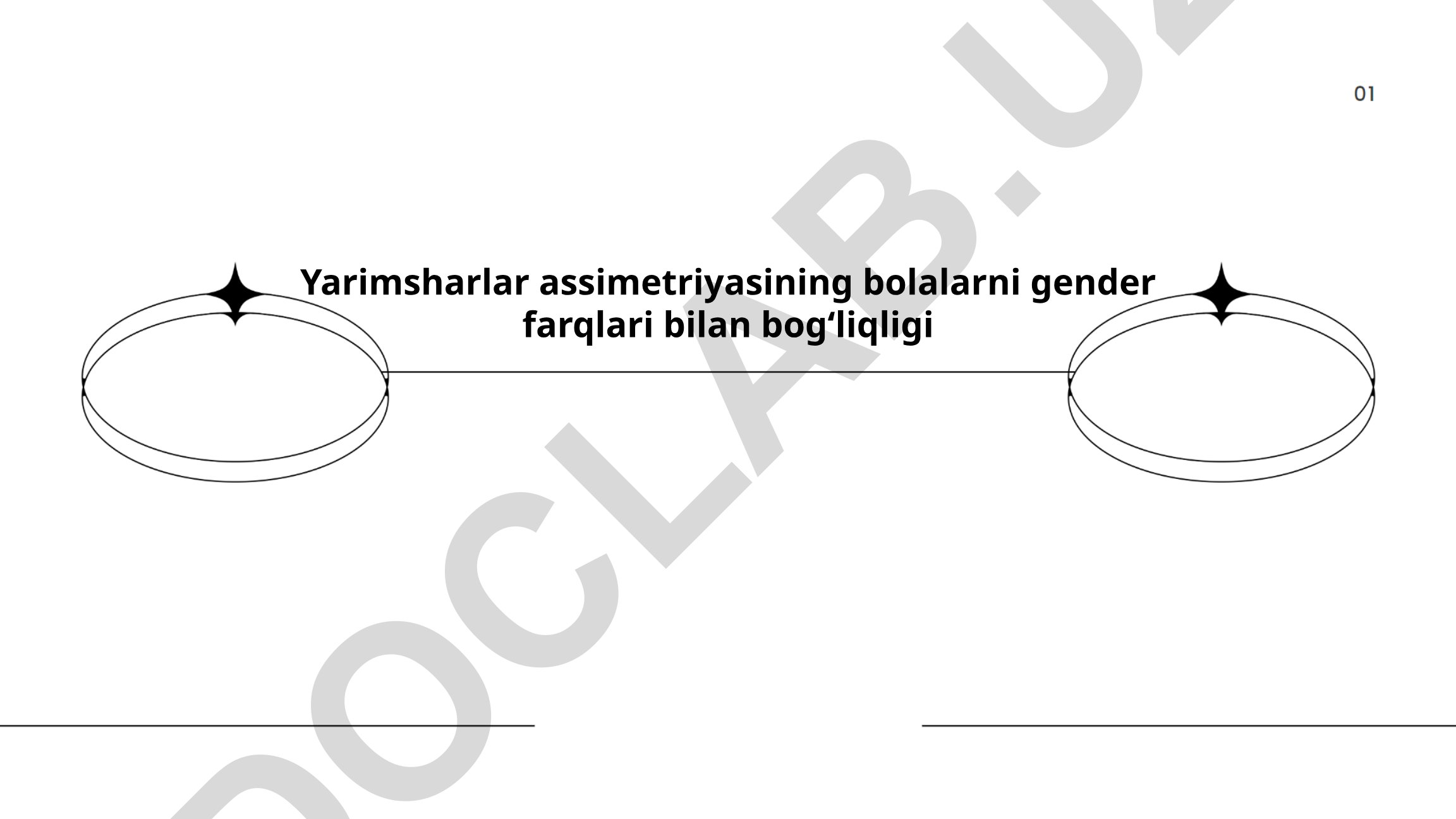 Yarimsharlar assimetriyasining bolalarni gender farqlari bilan bogʻliqligi