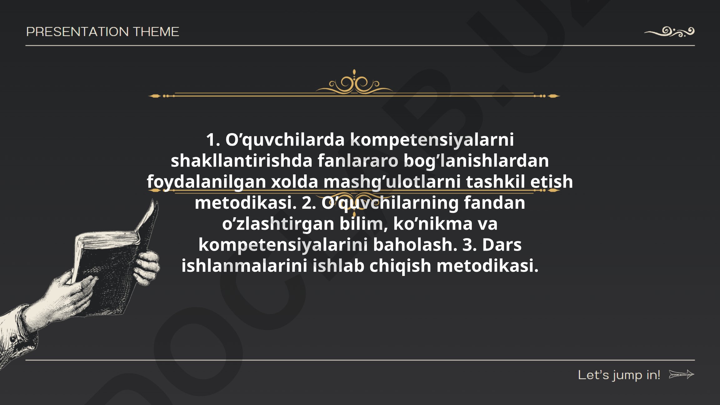 O‘quvchilarda fanlararo bog‘lanish orqali kompetensiyalarni rivojlantirish metodikasi