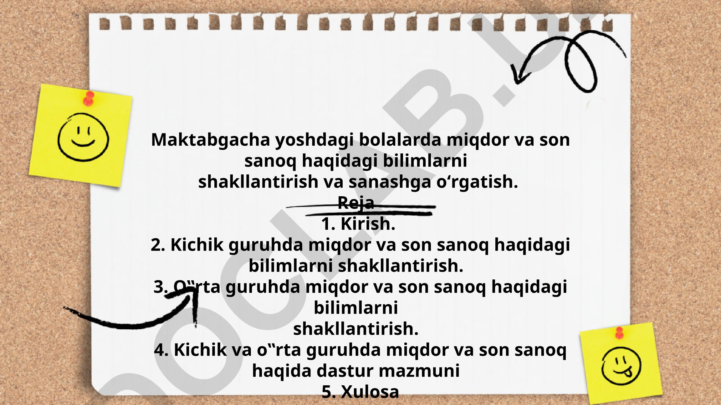 Maktabgacha yoshdagi bolalarda miqdor va son sanoq bilimlarini shakllantirish