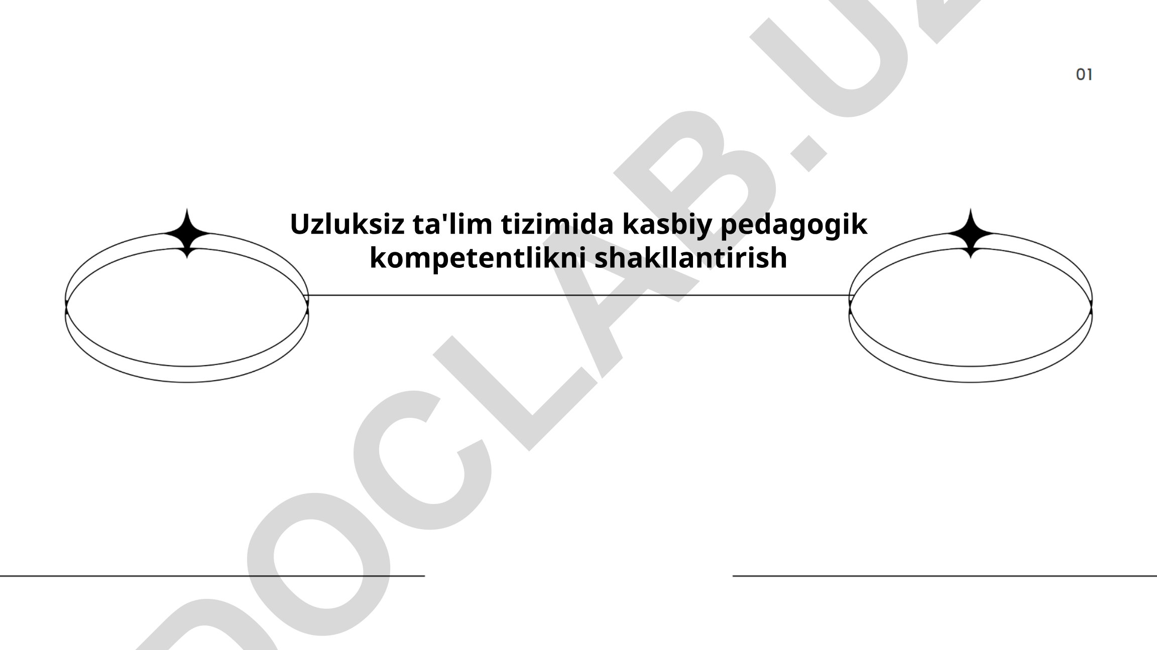 Uzluksiz ta'lim tizimida kasbiy pedagogik kompetentlikni shakllantirish