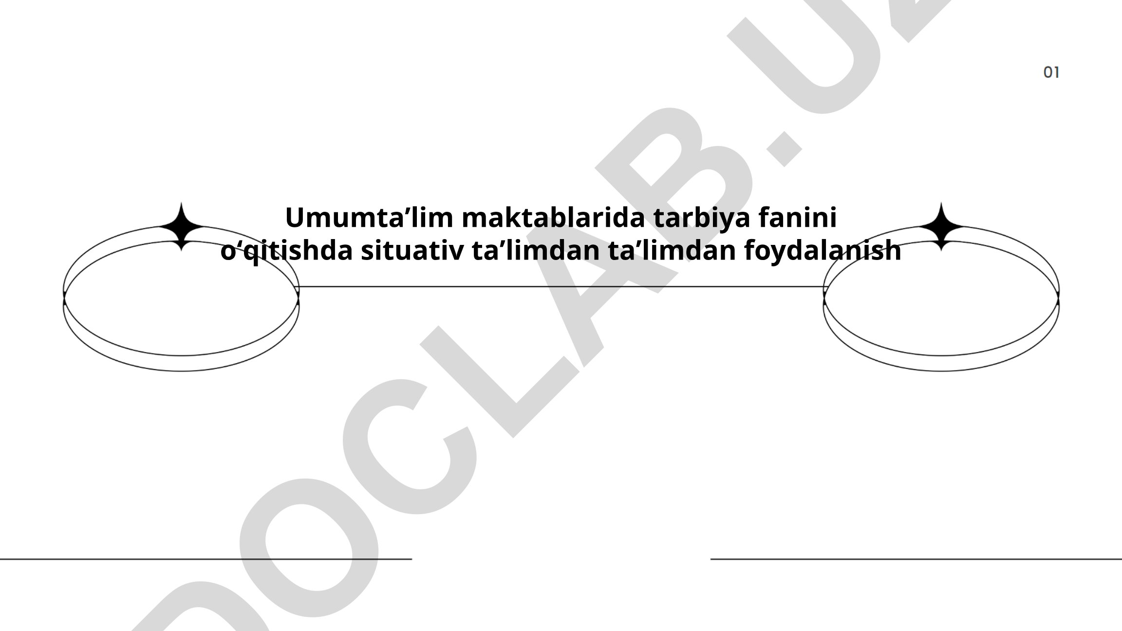 Umumtaʼlim maktablarida tarbiya fanini oʻqitishda situativ taʼlimdan foydalanish