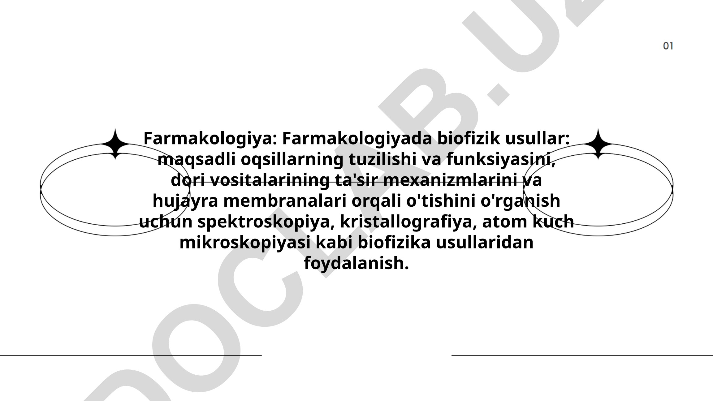 Farmakologiyada biofizik usullar
