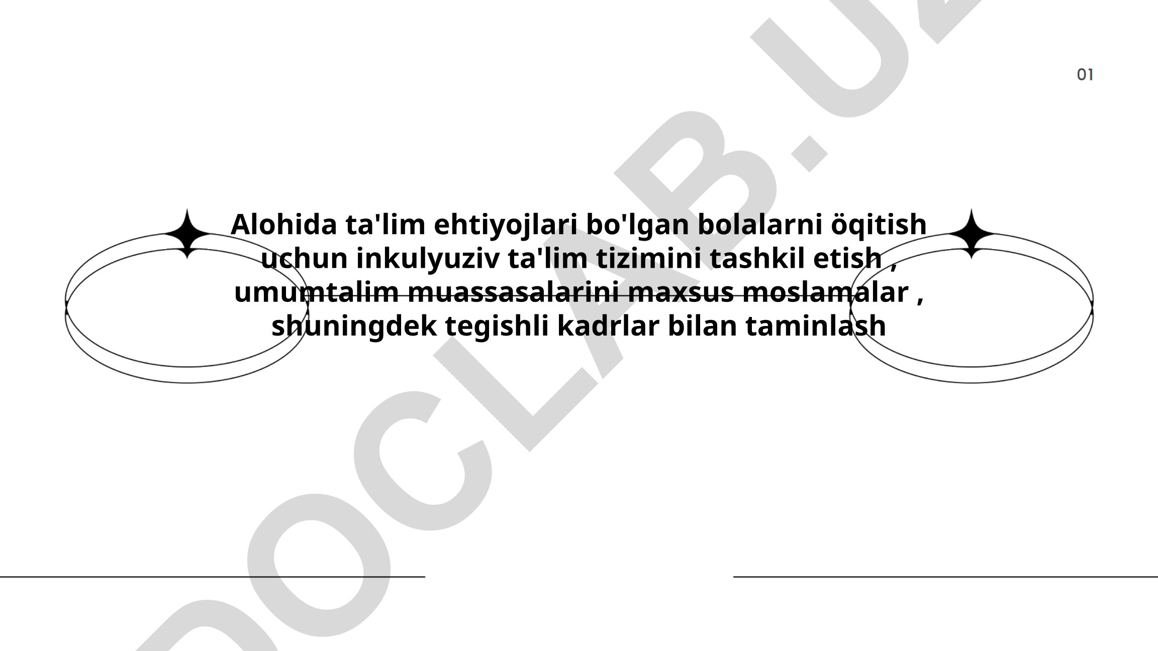Alohida ta'lim ehtiyojlari bo'lgan bolalar uchun inklyuziv ta'lim tizimi