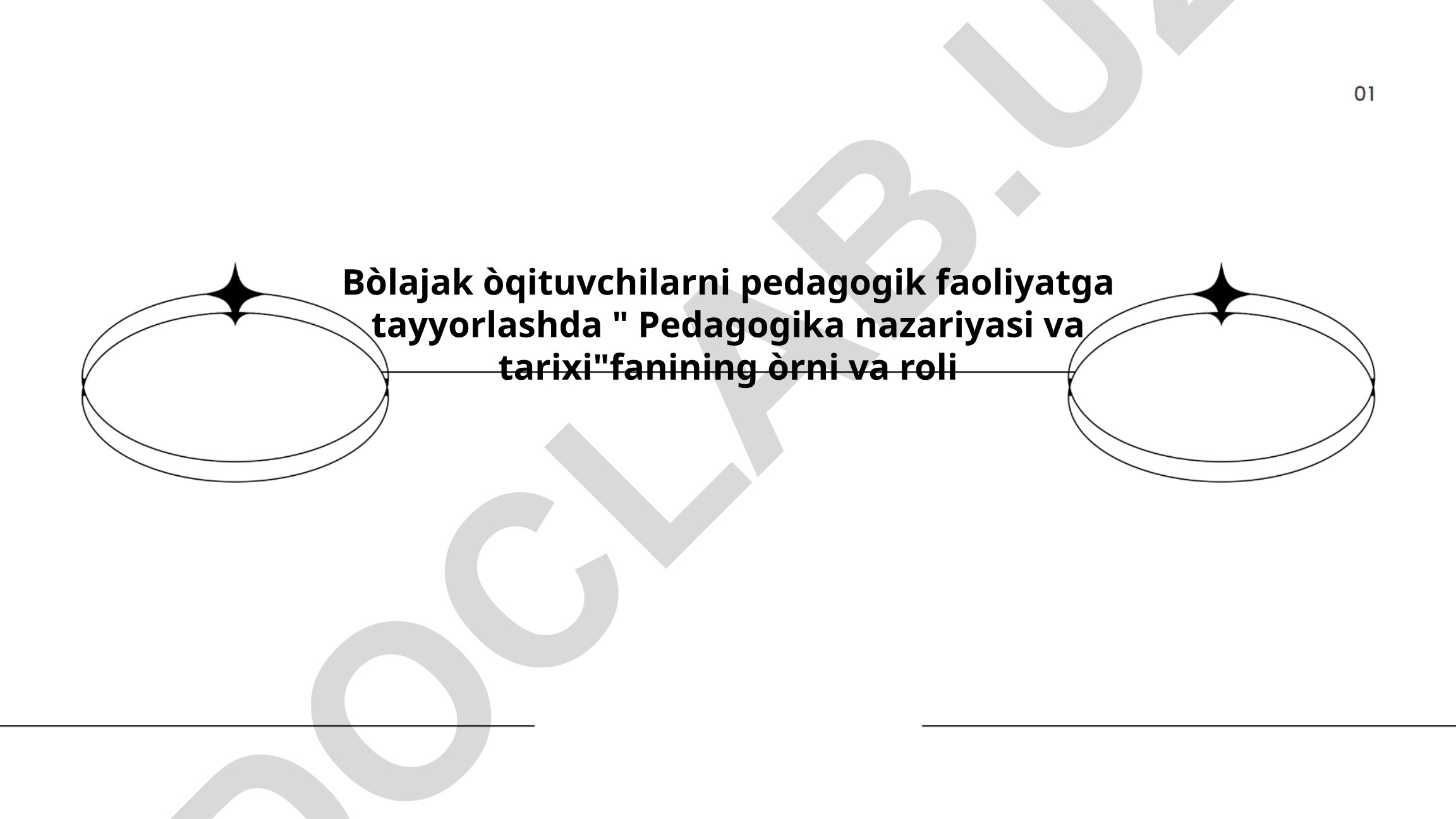 Bolajak o'qituvchilarni pedagogik faoliyatga tayyorlashda Pedagogika nazariyasi va tarixi fanining o'rni va roli