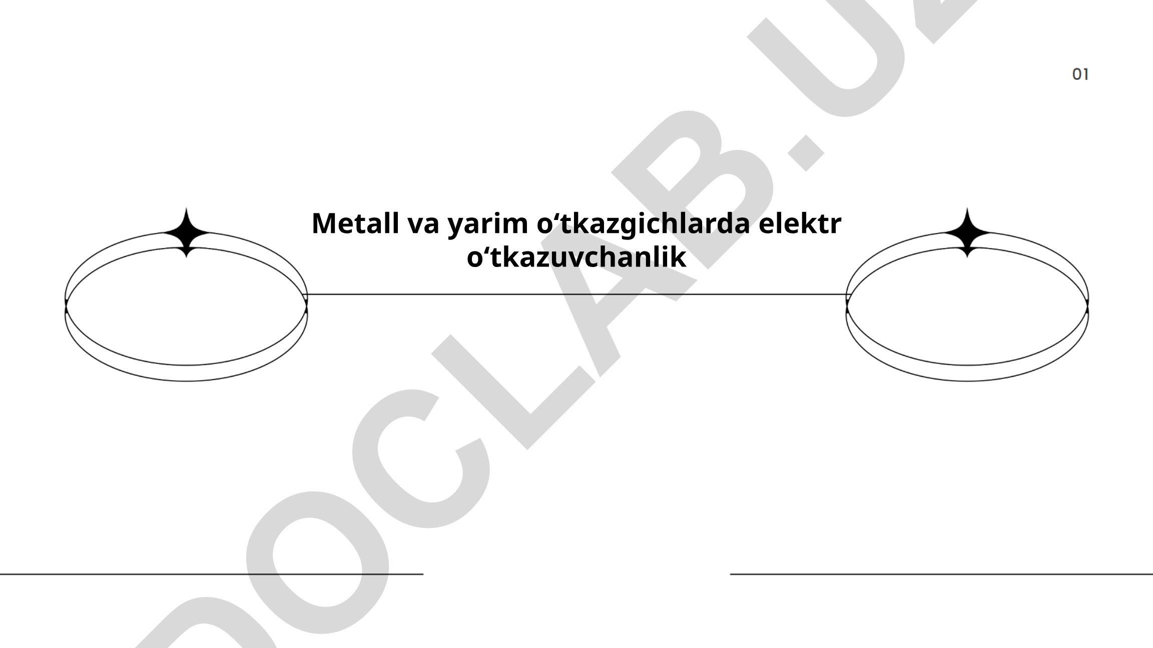 Metall va yarim oʻtkazgichlarda elektr oʻtkazuvchanlik