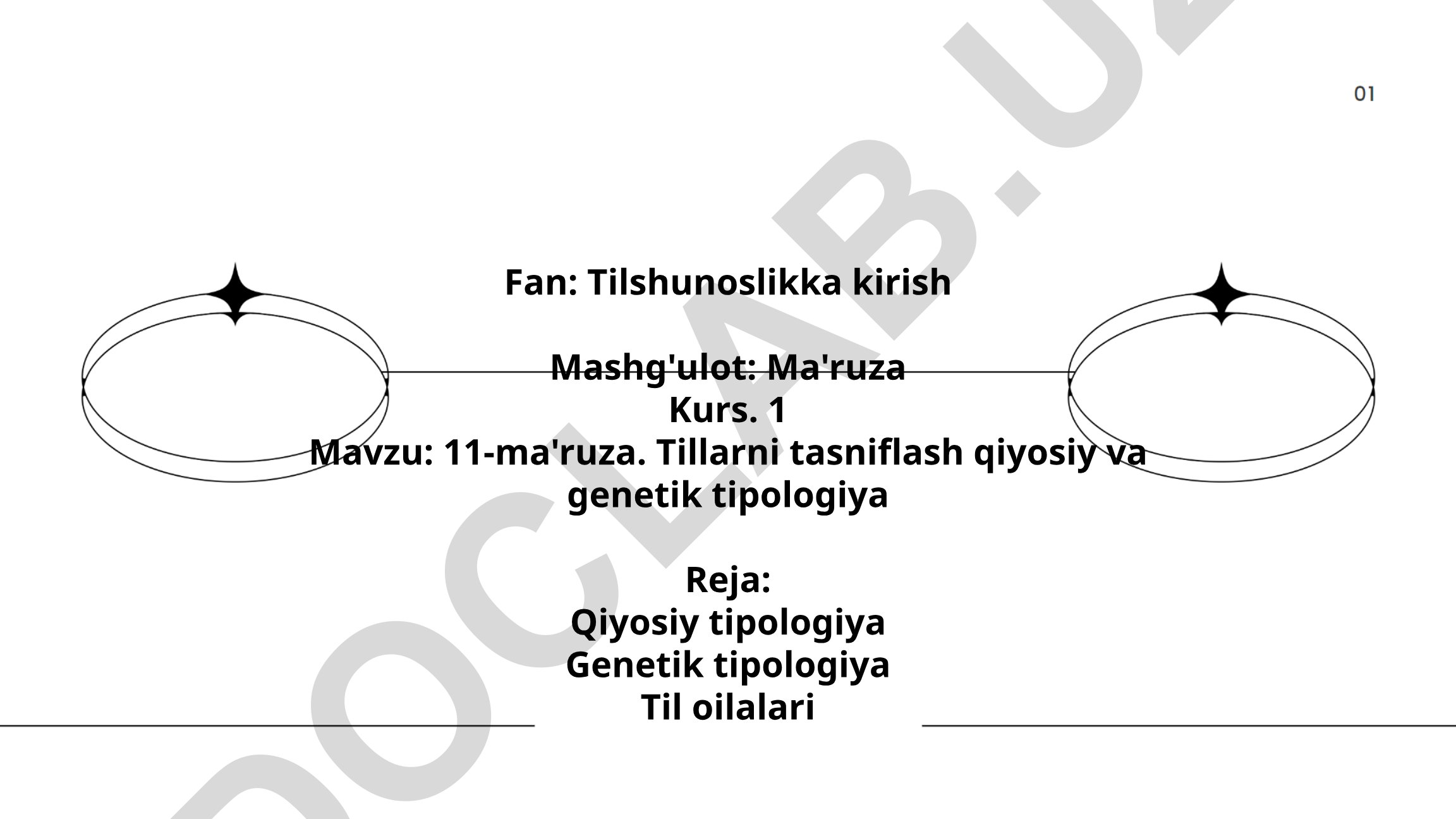 Tillarni tasniflash qiyosiy va genetik tipologiya