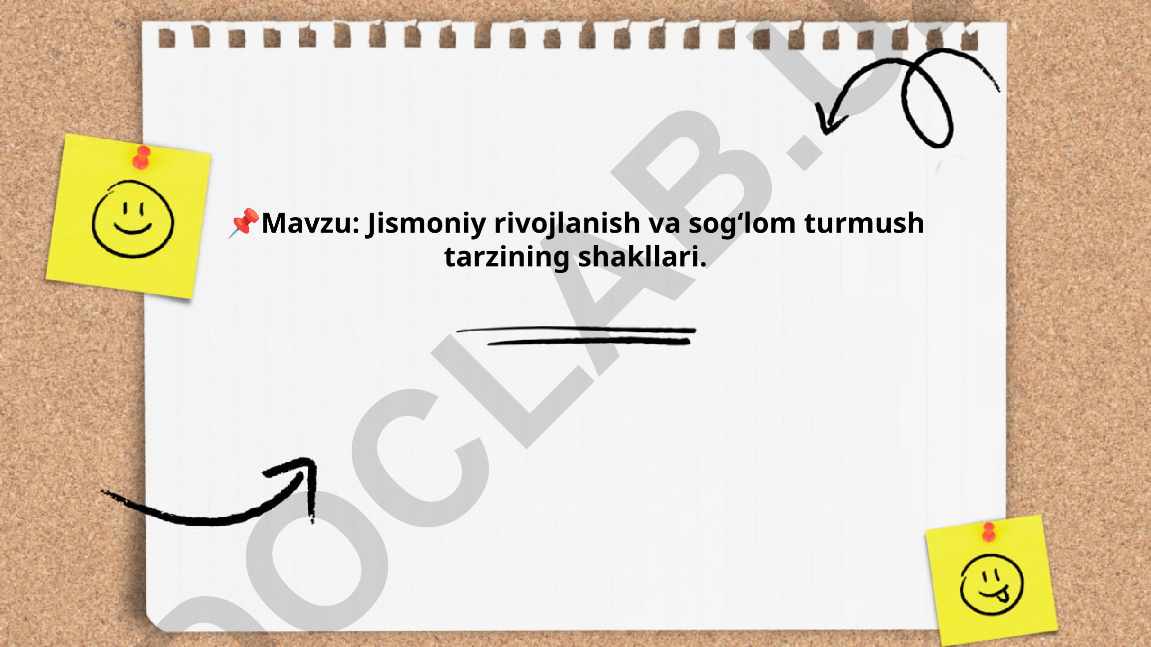 Jismoniy rivojlanish va sogʻlom turmush tarzining shakllari