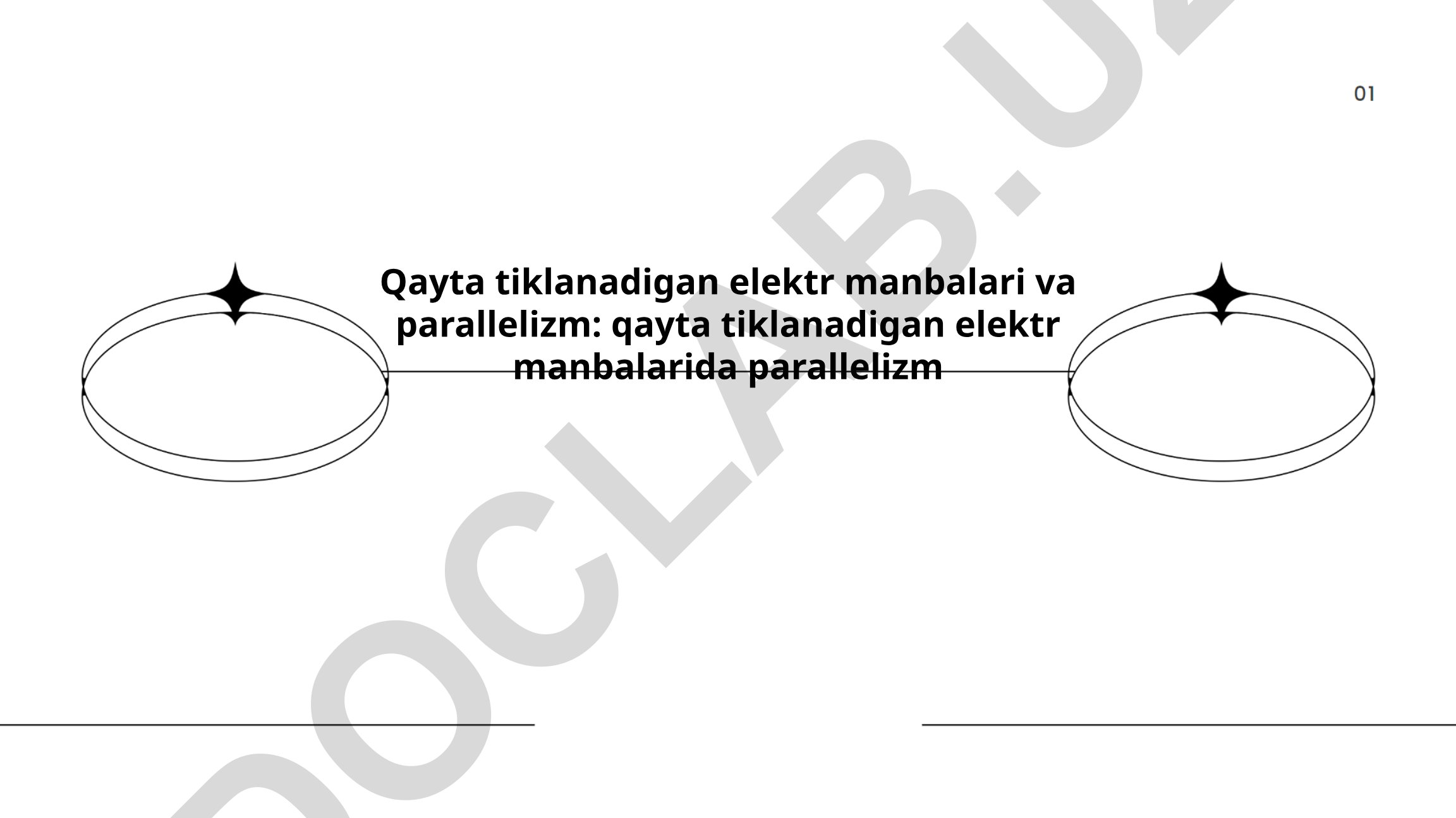 Qayta tiklanadigan elektr manbalari va parallelizm
