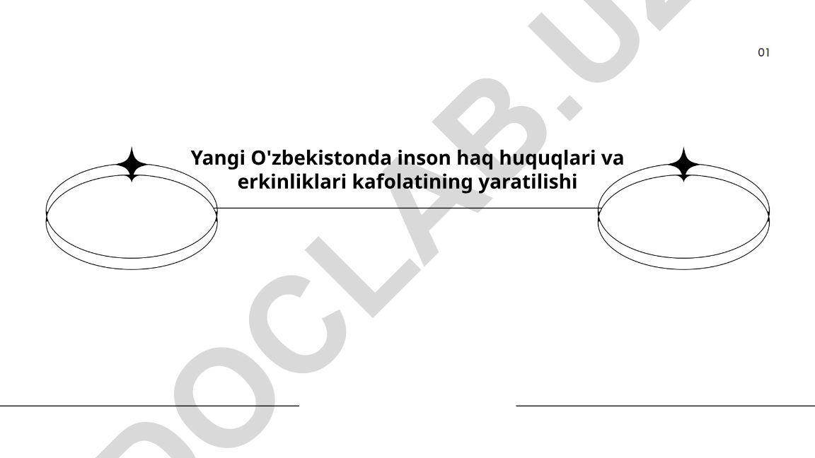 Yangi O'zbekistonda inson huq-huquqlari va erkinliklari kafolatining yaratilishi