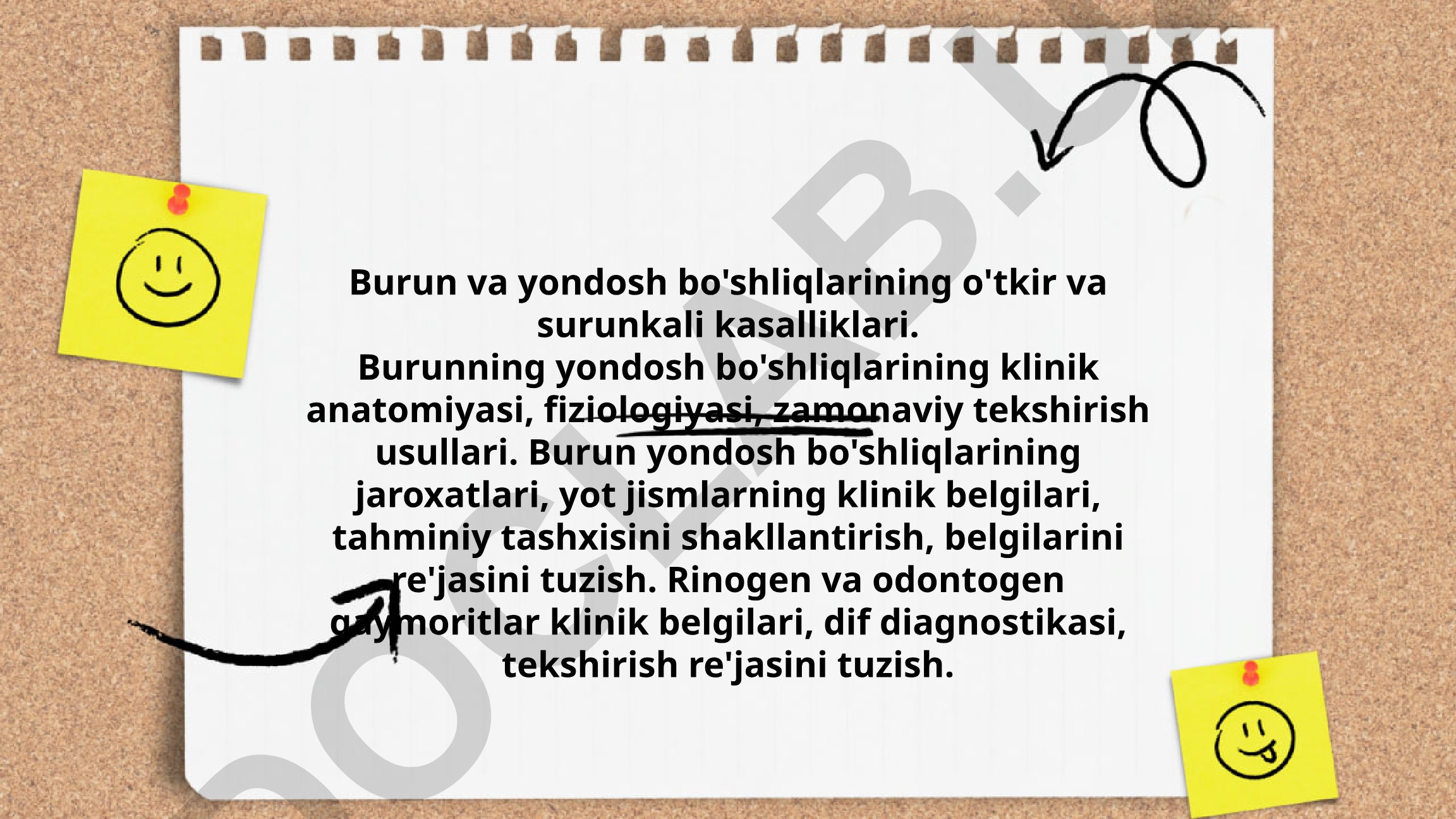 Burun va yondosh bo'shliqlarining o'tkir va surunkali kasalliklari