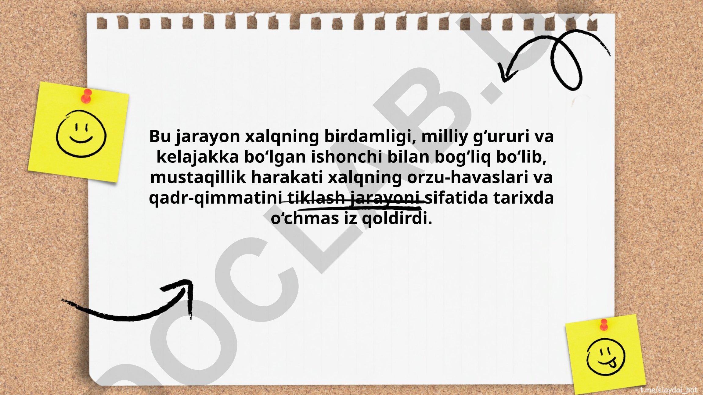 Mustaqillik harakati tarixi va milliy g'urur