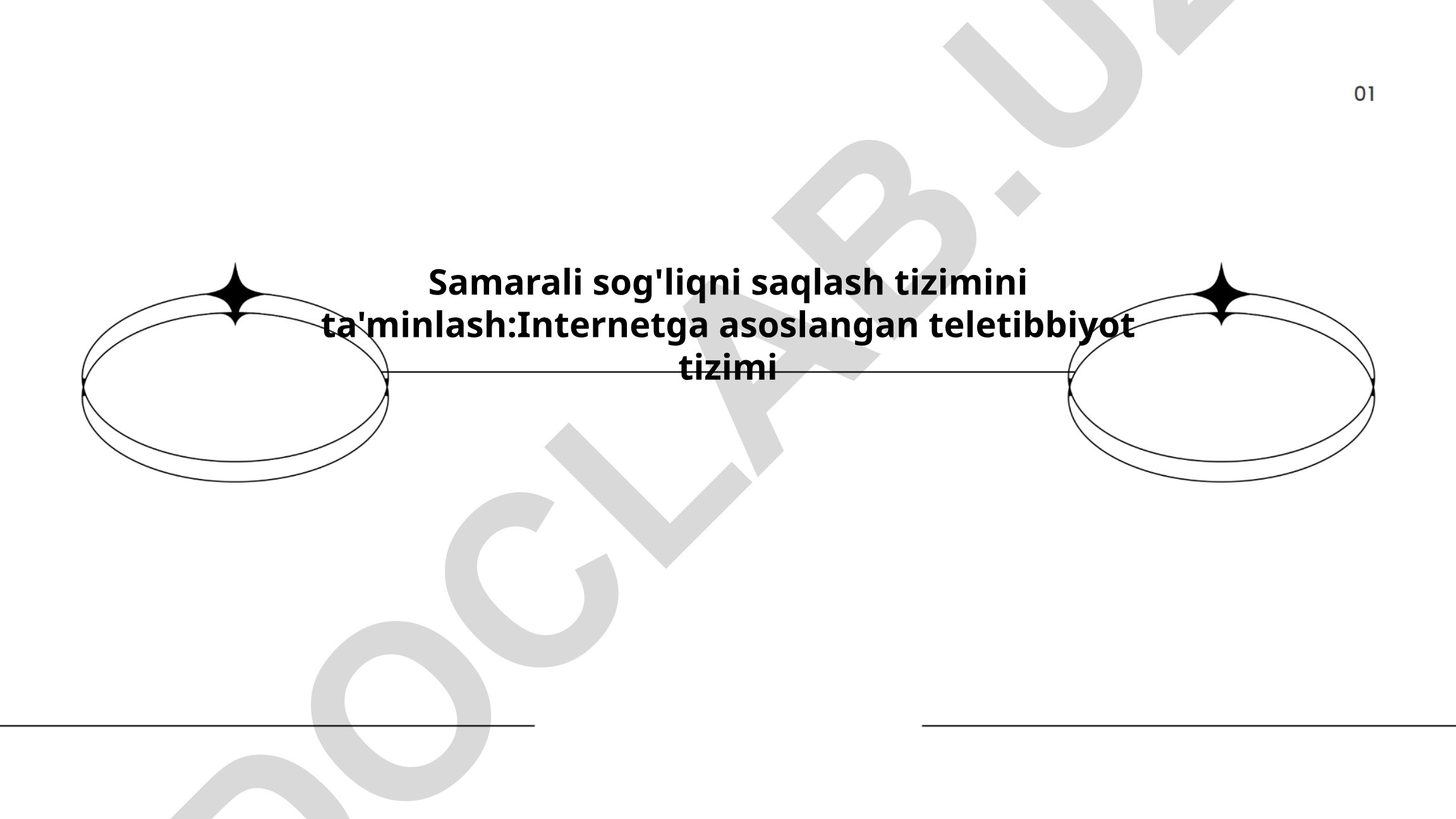 Samarali sog'liqni saqlash tizimini ta'minlash: Internetga asoslangan teletibbiyot tizimi