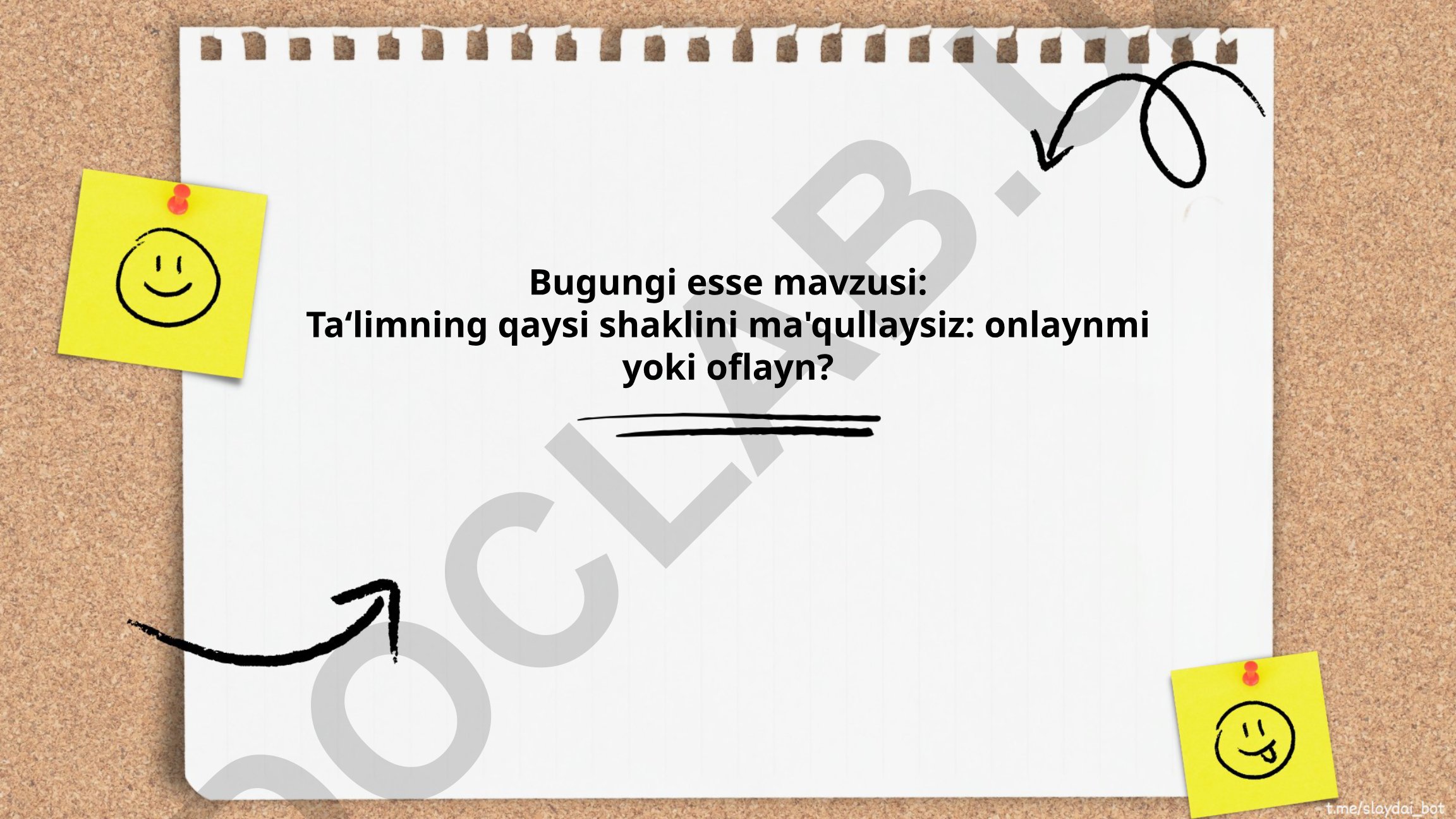 Onlayn va oflayn ta'lim shakllarini taqqoslash