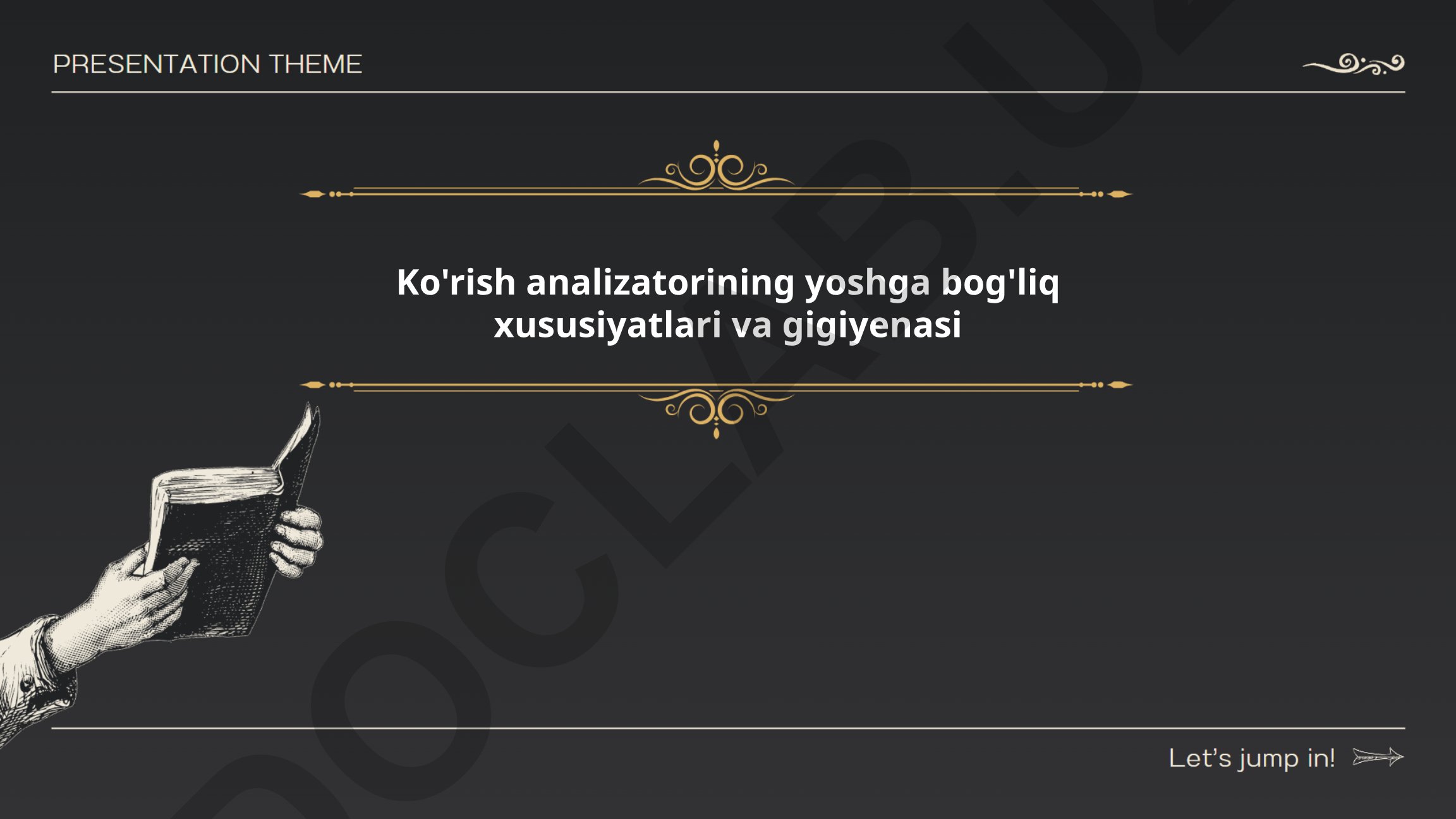 Ko'rish analizatorining yoshga bog'liq xususiyatlari va gigiyenasi