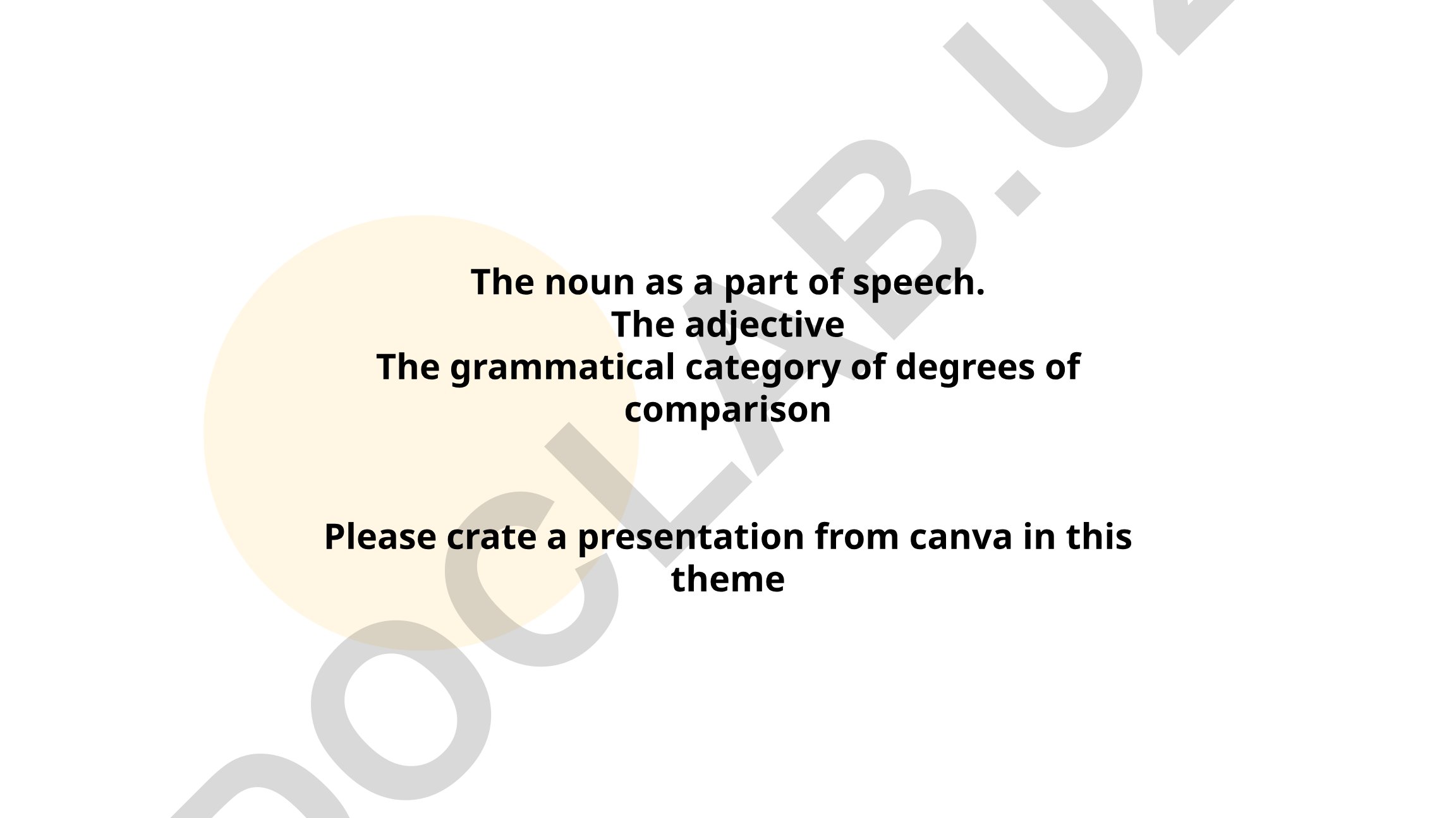Ot va sifatning grammatik kategoriyalari