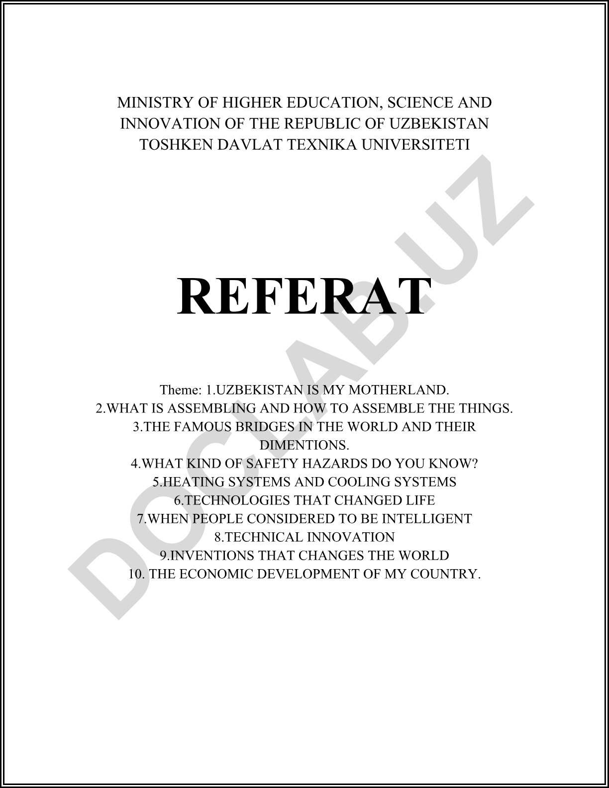 Uzbekistan geography, assembly techniques, bridges, safety hazards, heating/cooling systems, technologies, intelligence, innovations, inventions, and economic development