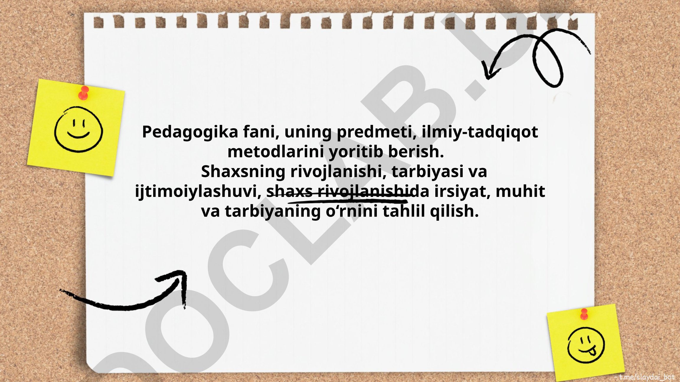 Pedagogika fani, uning predmeti va ilmiy-tadqiqot metodlari