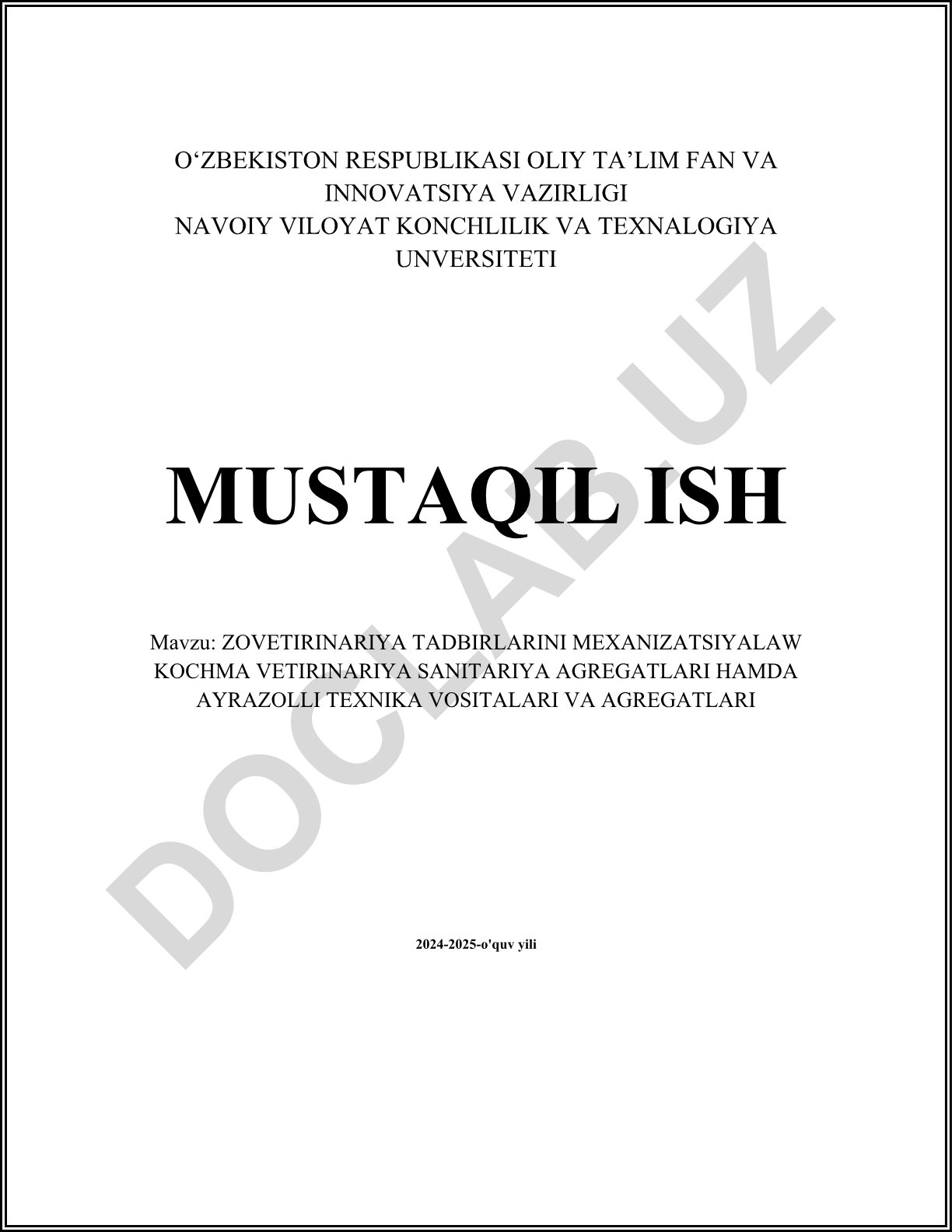 Zovetinariya tadbirlarini mexanizatsiyalash, ko'chma veterinariya sanitariya agregatlari va aerozolli texnika vositalari