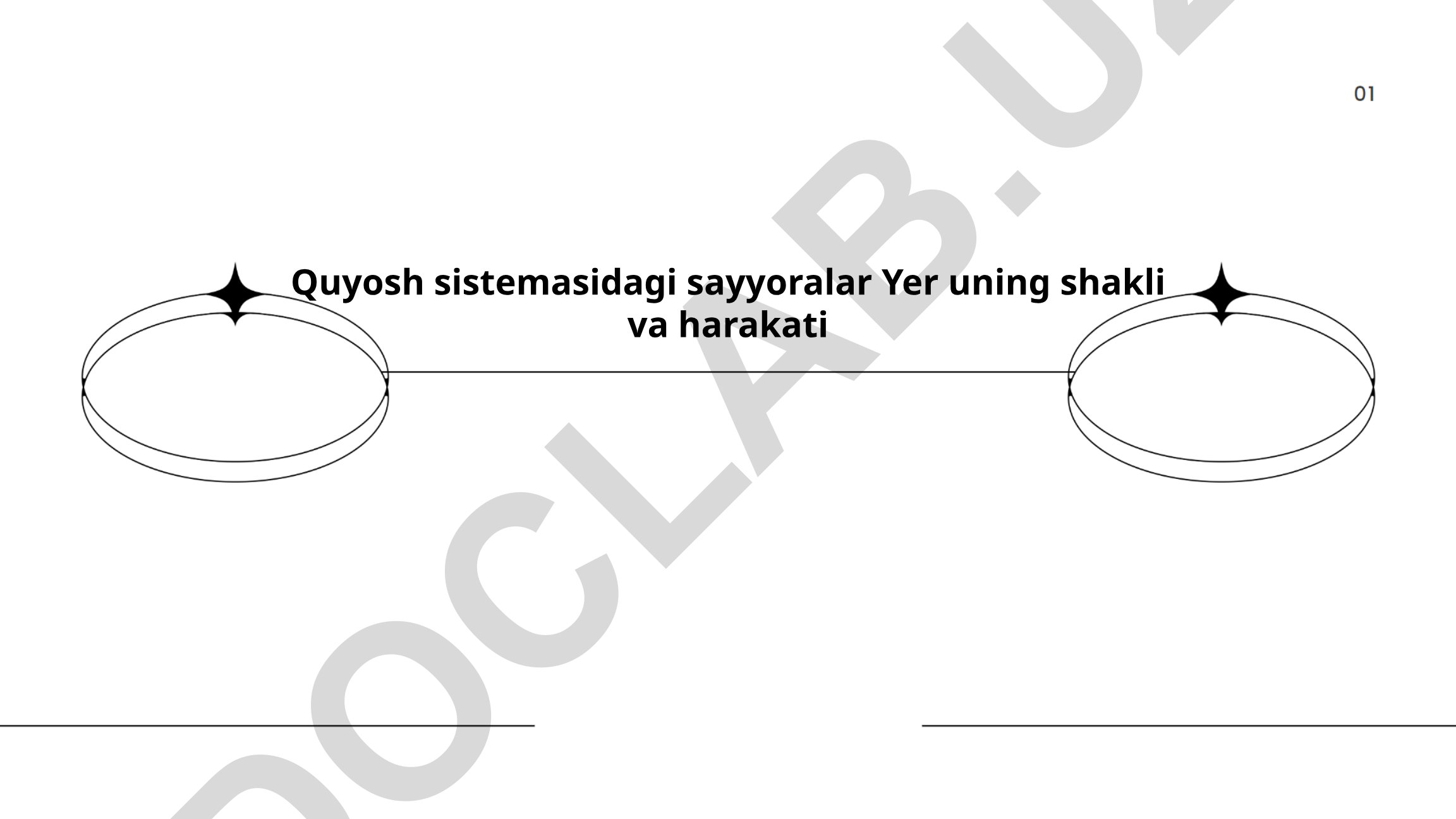 Quyosh sistemasidagi sayyoralar va Yerning shakli va harakati
