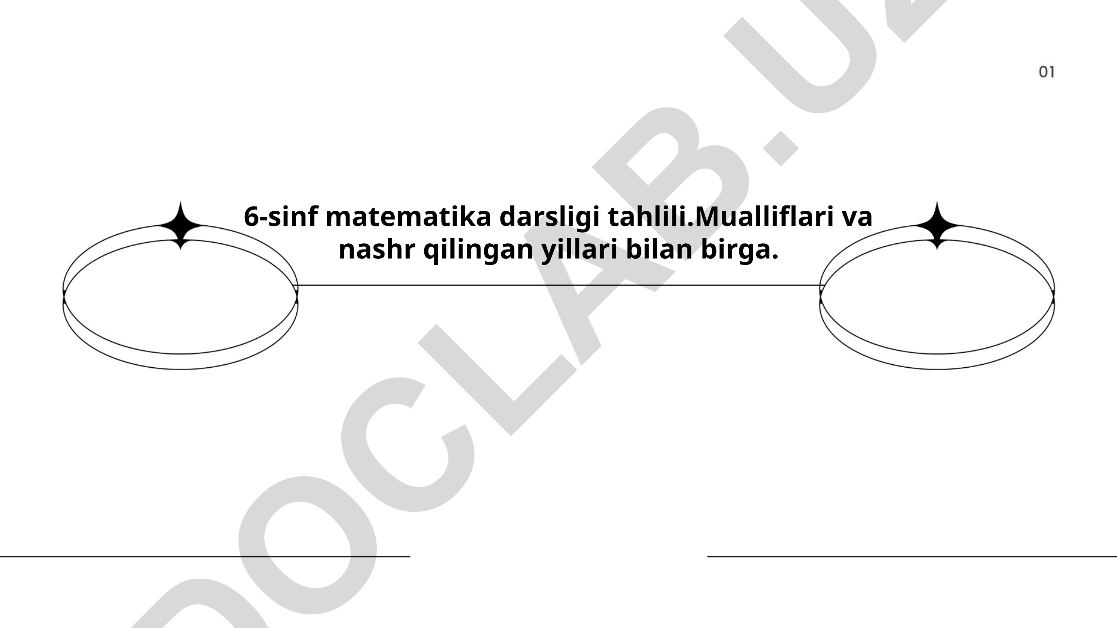 6-sinf matematika darsligi tahlili