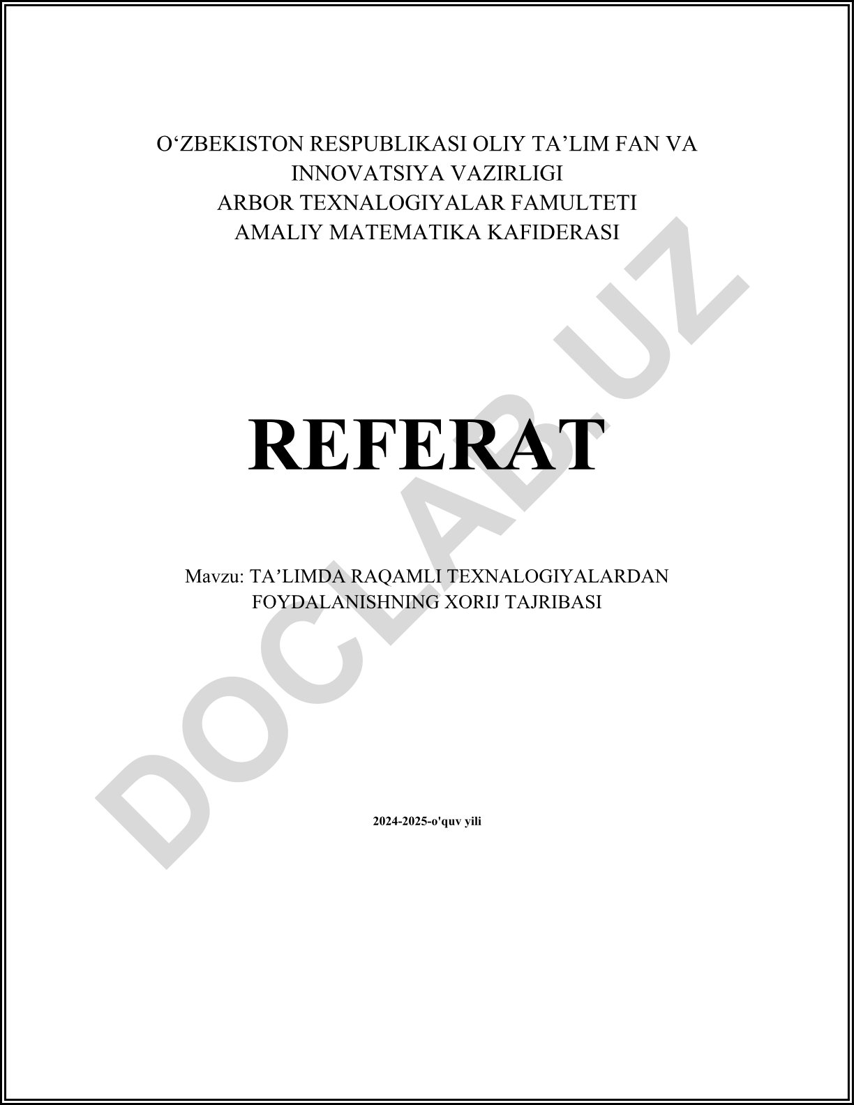 Taʼlimda raqamli texnologiyalardan foydalanishning xorij tajribasi