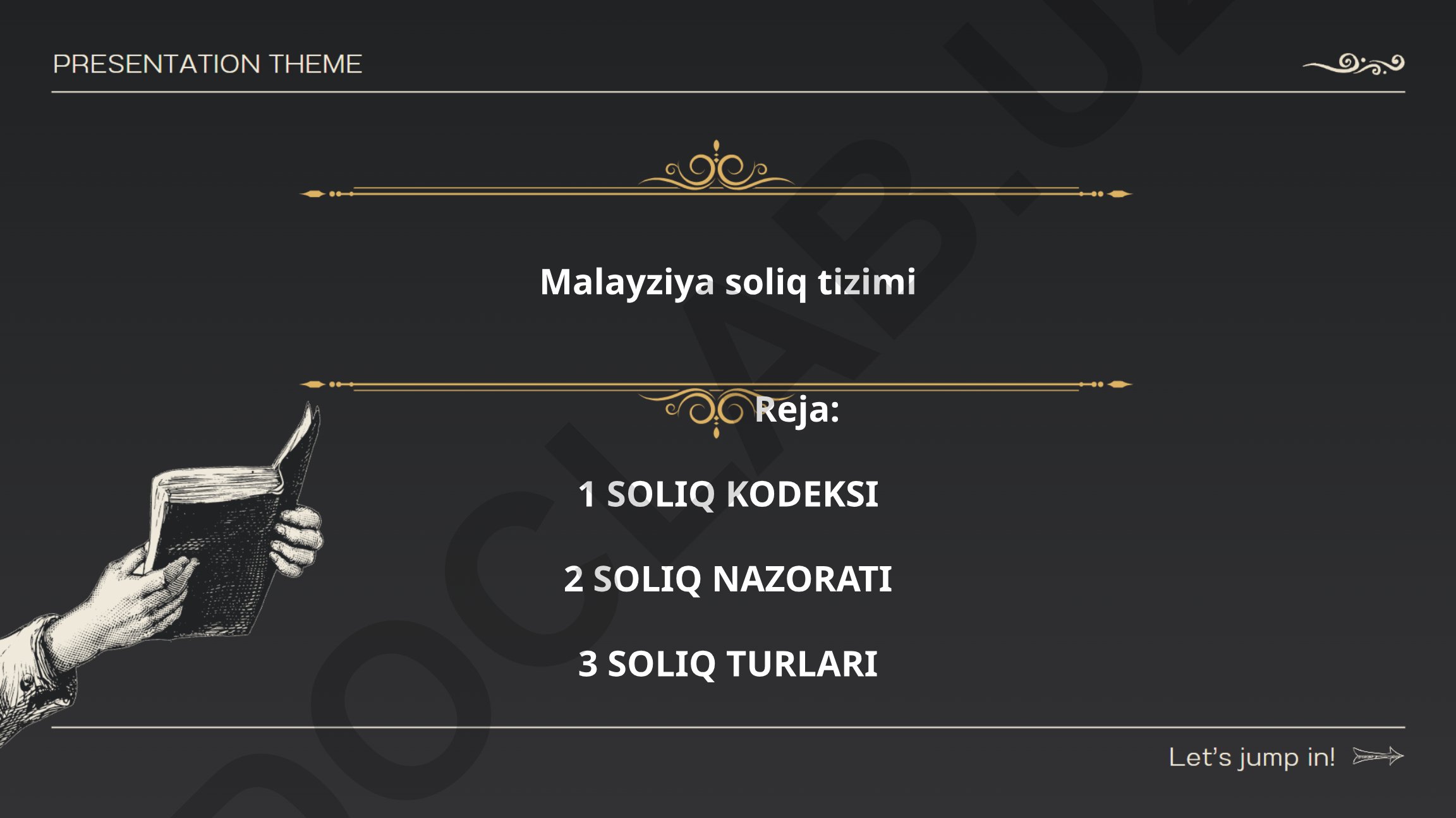 Malayziya soliq tizimi va soliq kodeksi