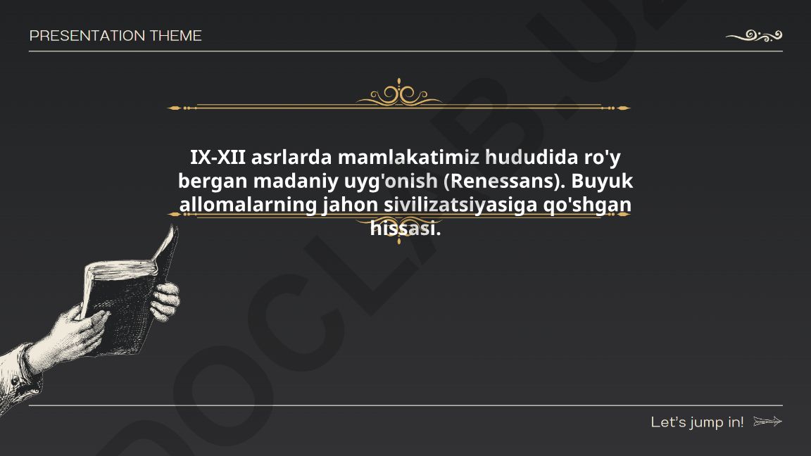 IX-XII asrlarda Movarounnahr va Xorazm Renessansi