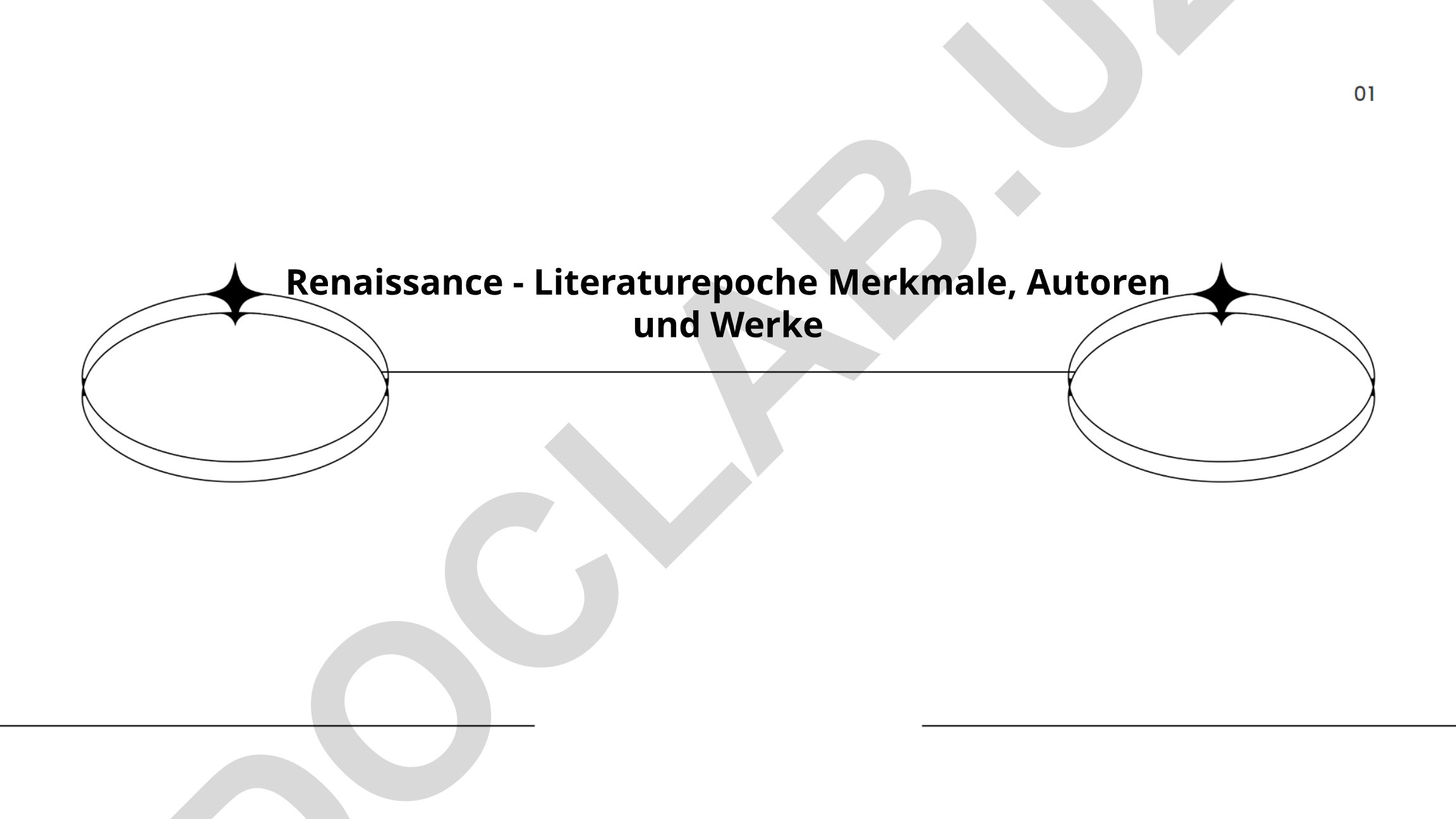 Renaissance - Literaturepoche Merkmale, Autoren und Werke