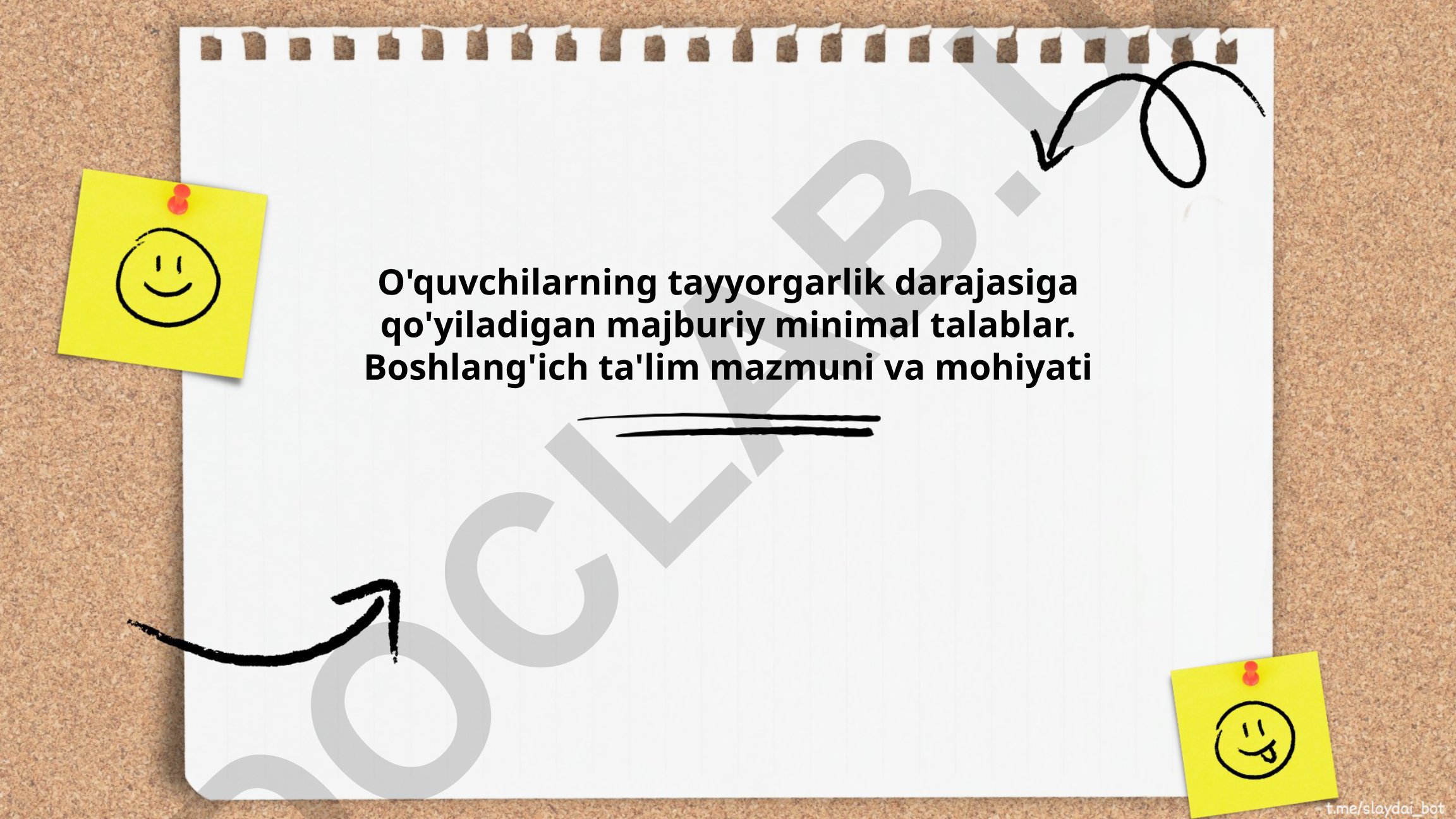 Boshlang'ich ta'lim mazmuni va mohiyati
