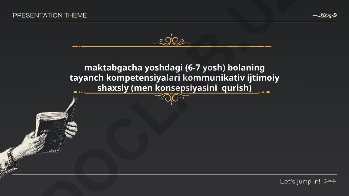 Maktabgacha yoshdagi bolaning tayanch kompetensiyalari