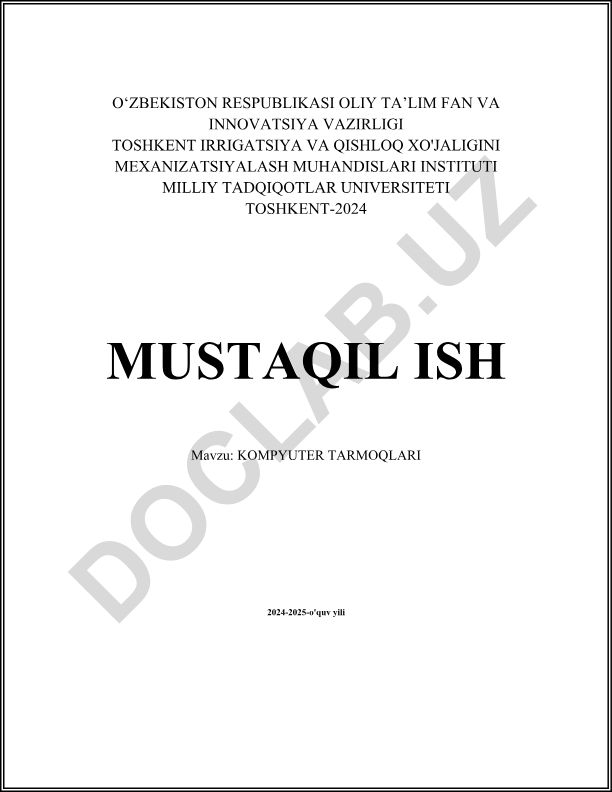 Kompyuter tarmoqlari