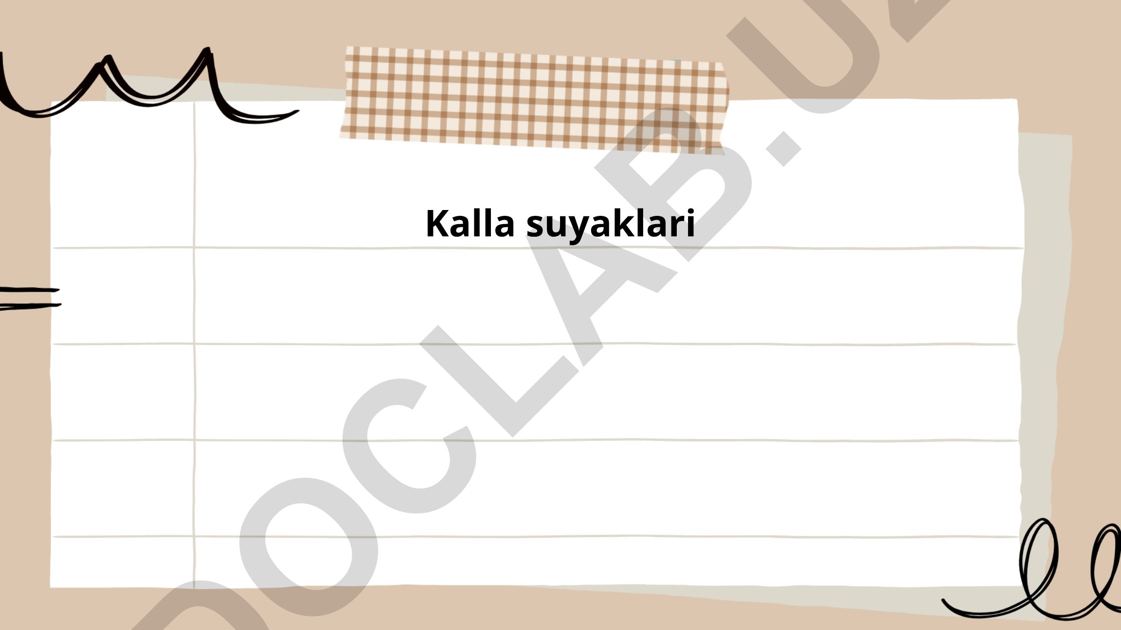 Kalla suyaklarining anatomiyasi, rivojlanishi va funktsiyalari