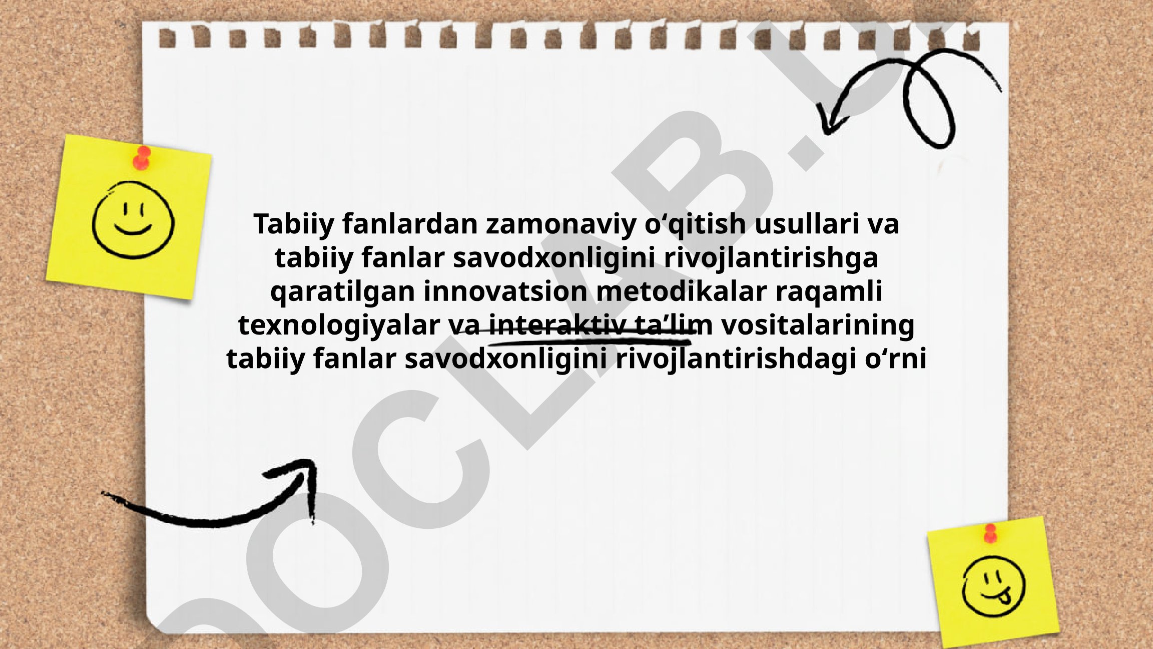 Tabiiy fanlarda raqamli texnologiyalar va innovatsion metodikalar