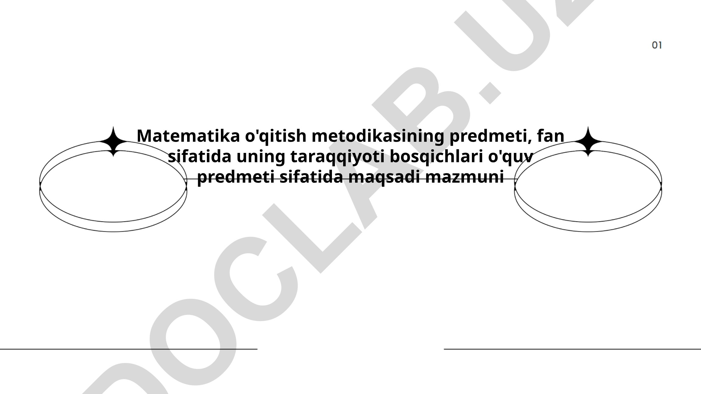 Matematika o'qitish metodikasining nazariy asoslari va innovatsion texnologiyalar