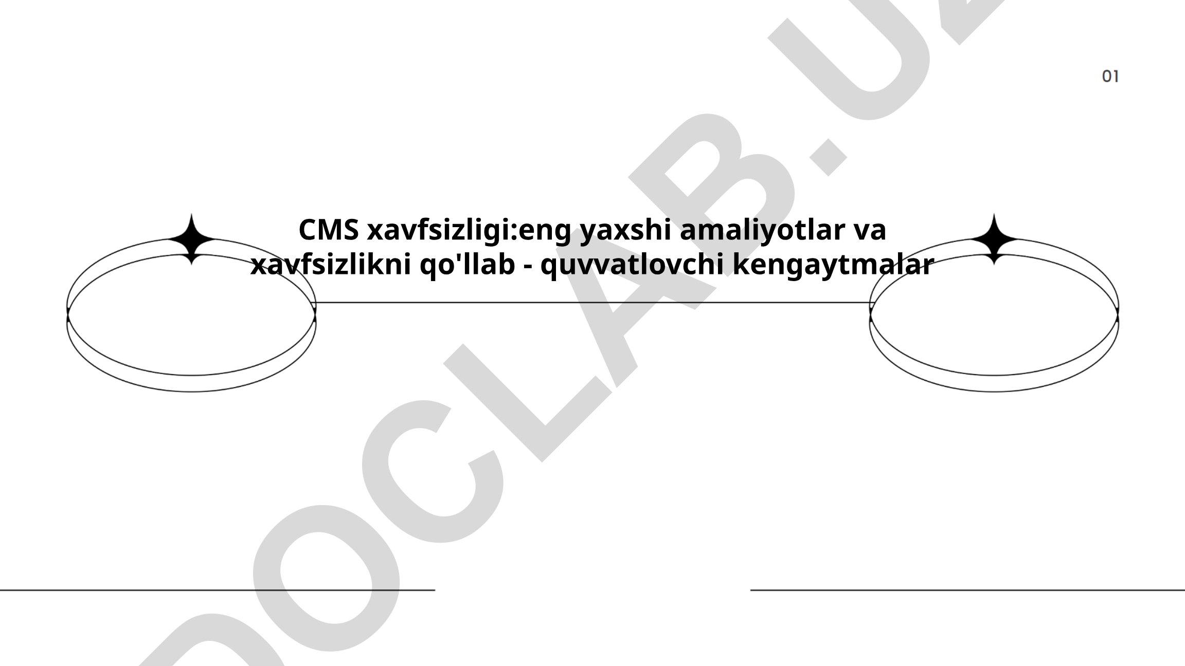 CMS xavfsizligi asoslari va xavfsizlikni qo'llab-quvvatlovchi kengaytmalar